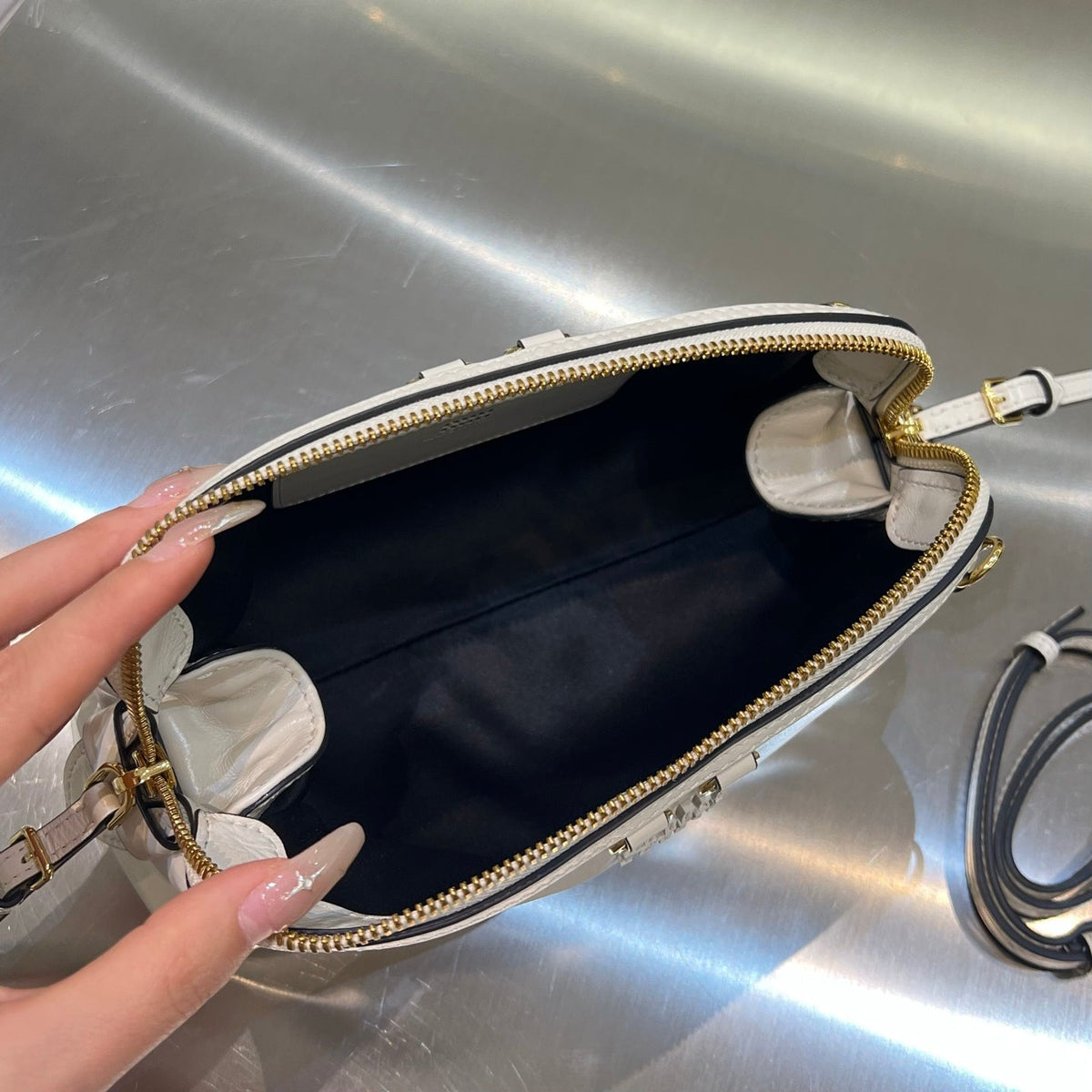 MiuMiu 2026 Caprice Clutch Bag 24cm Leather