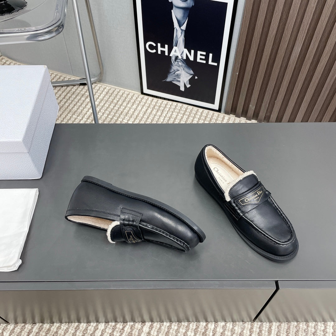 CD Loafer In Black Cowhide 996003