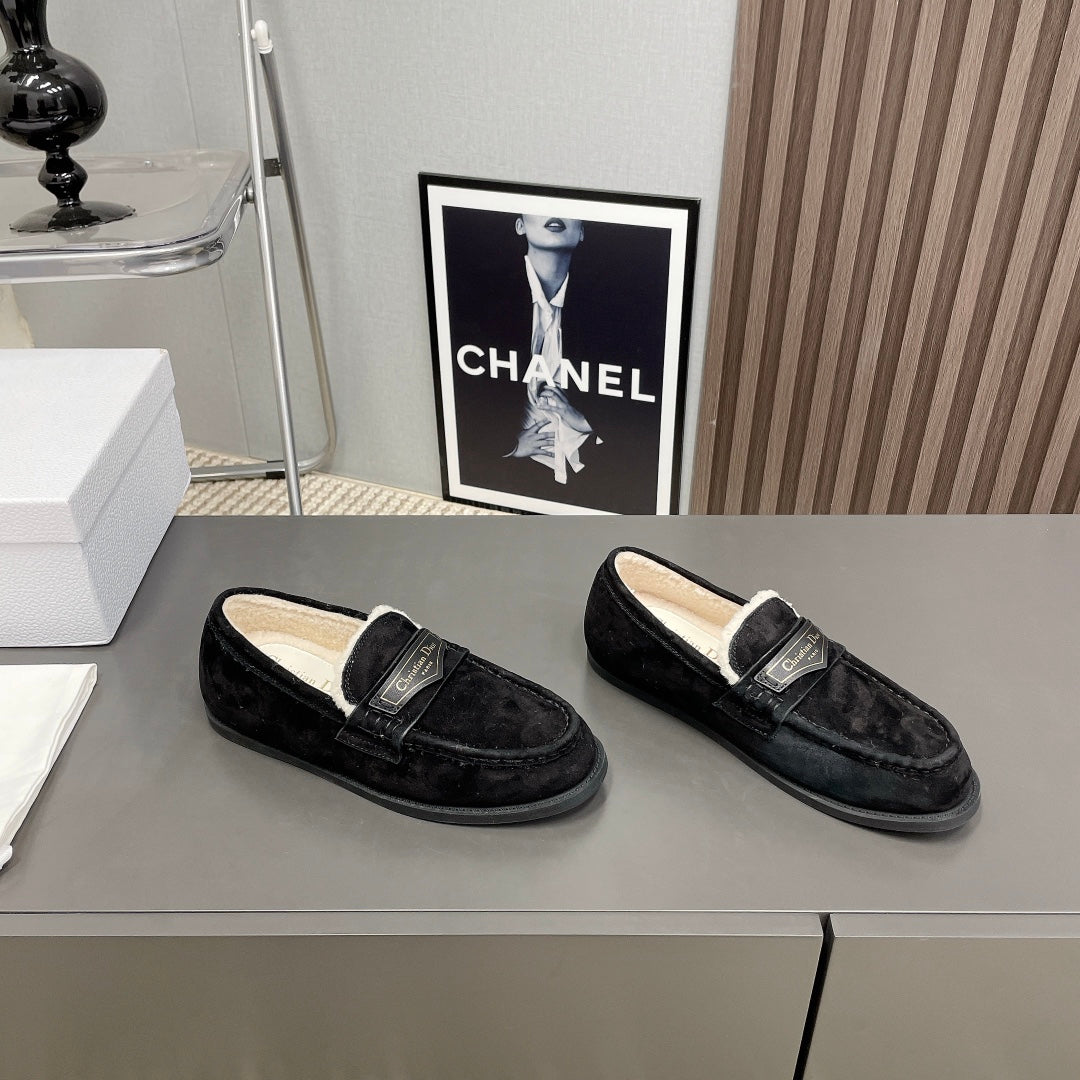 CD Loafer In Black Suede 996005