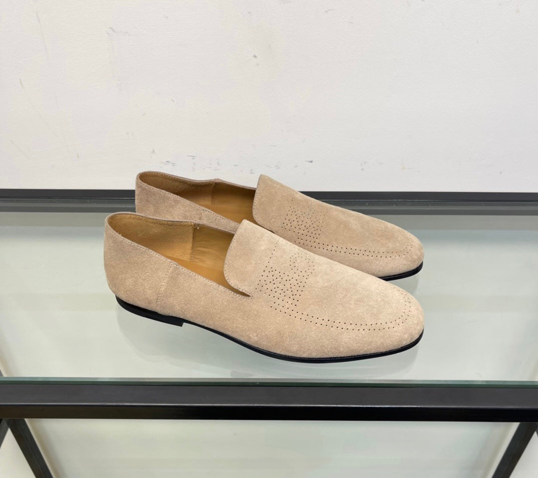 HM Men's Loafer Beige Suede 603628
