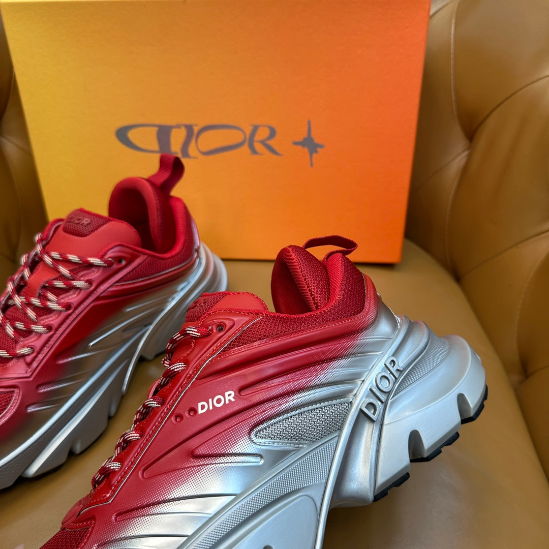 CD B44 Blade Sneaker Red Silver Mesh 747736