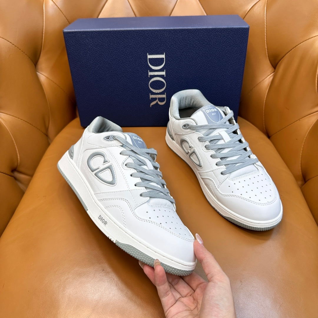 CD B57 Sneaker White Grey Cowhide 749445
