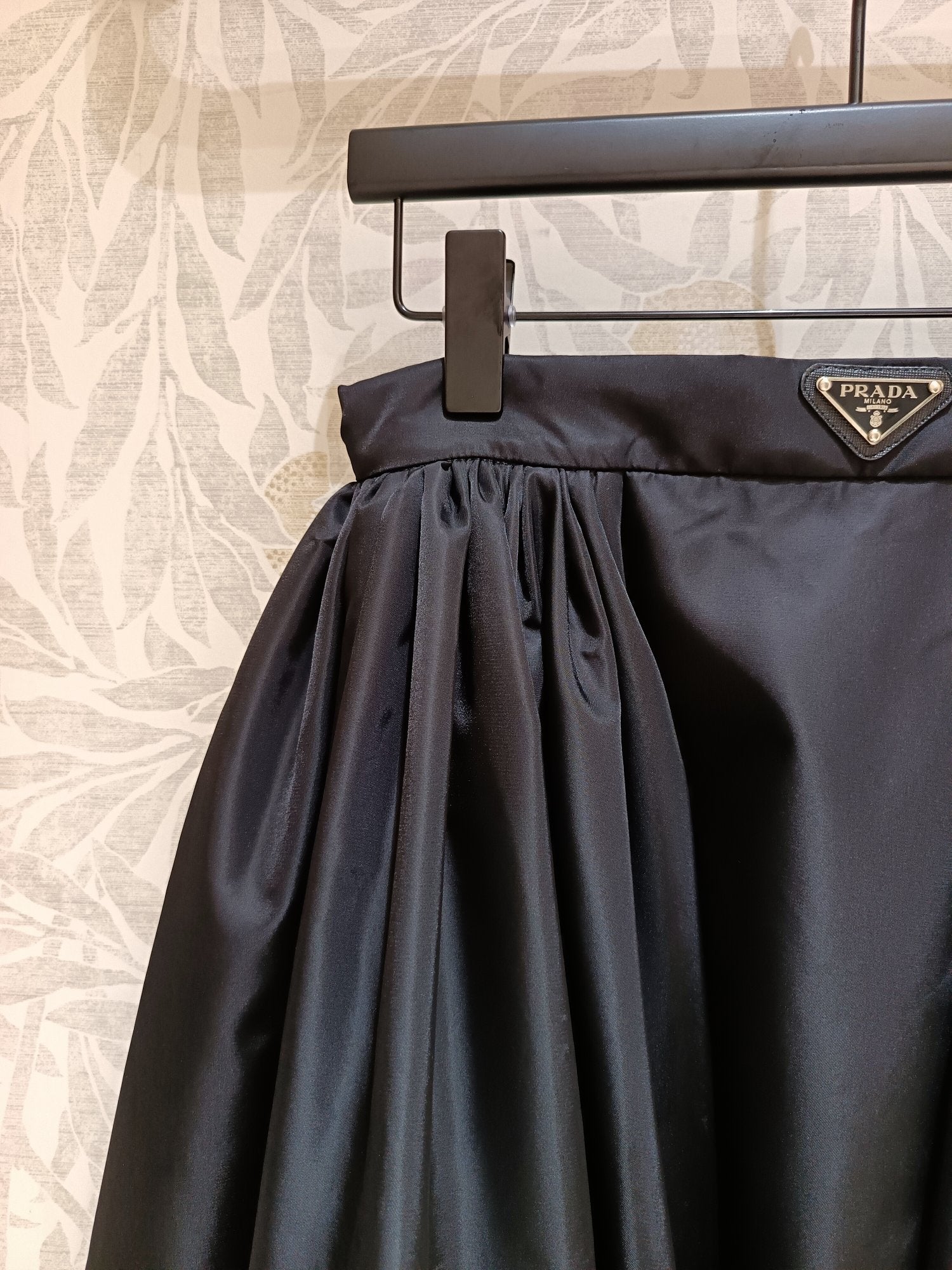 Prada Puffy Skirt Black Poliamide