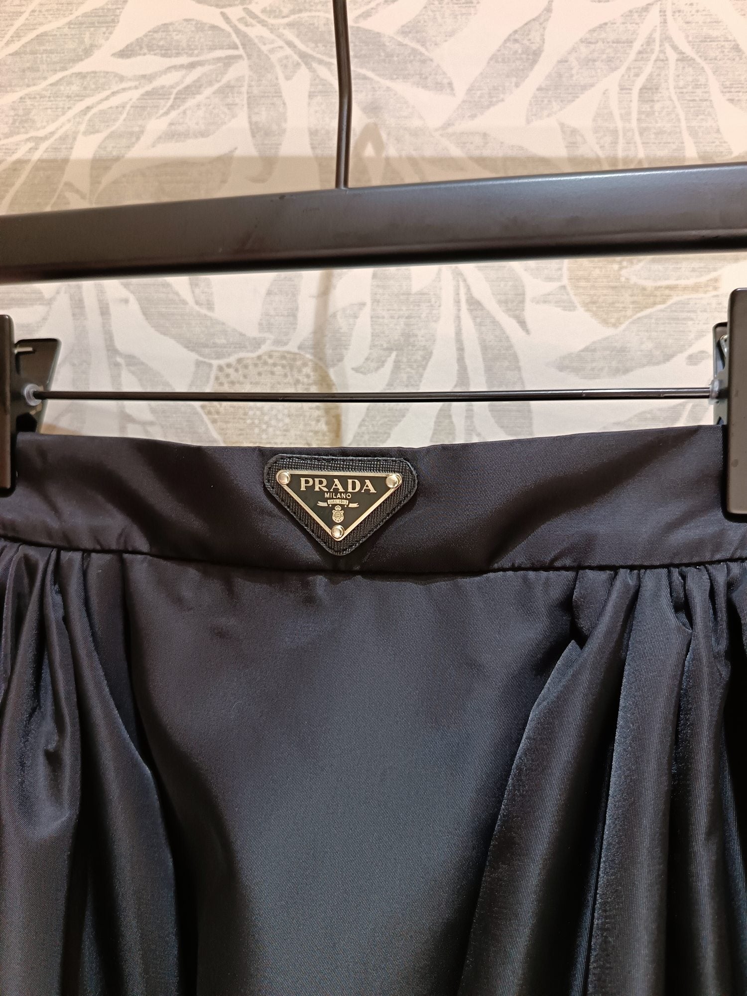 Prada Puffy Skirt Black Poliamide