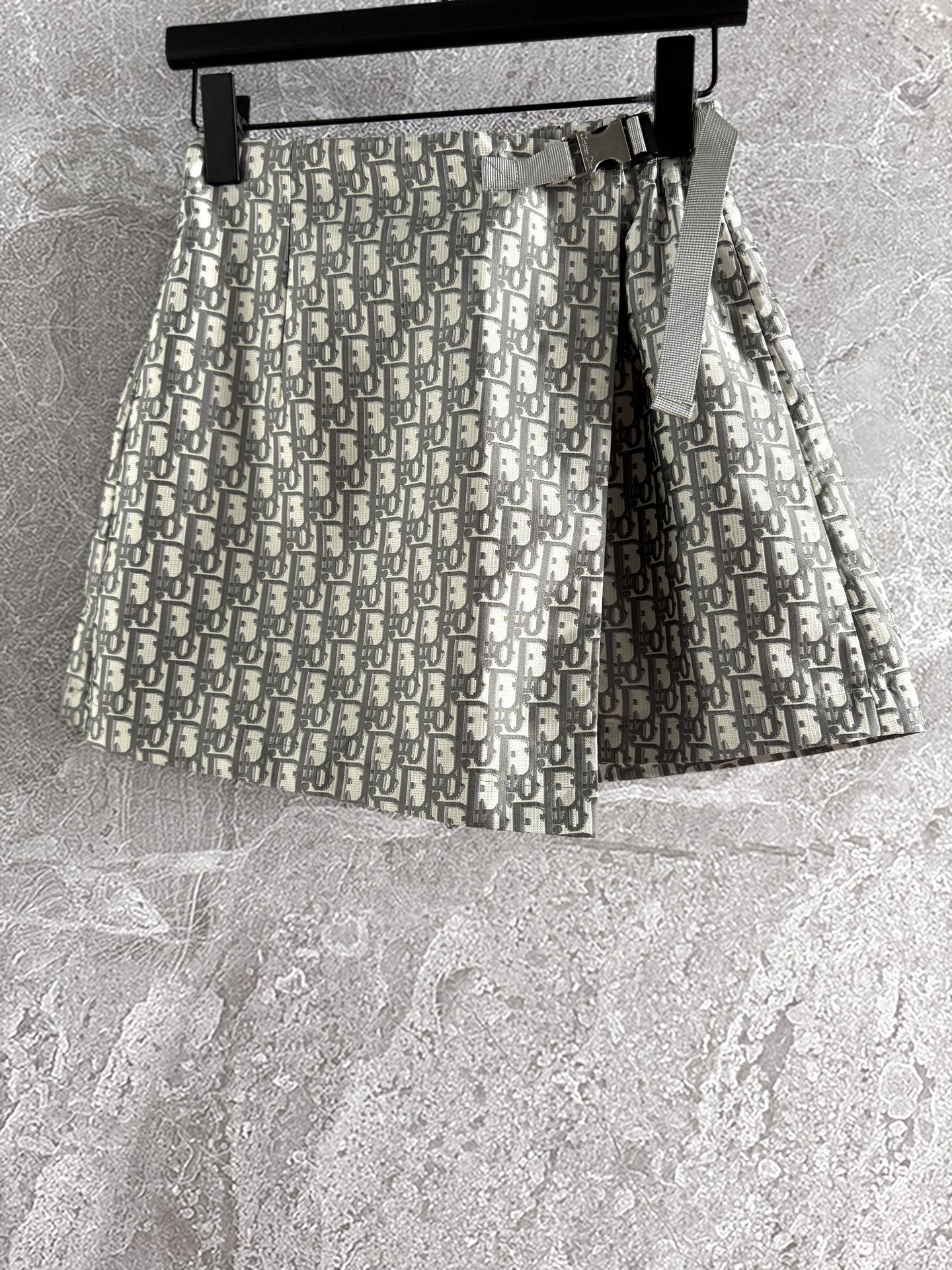 CD Monogram Culottes Gray mix Beige Polyester