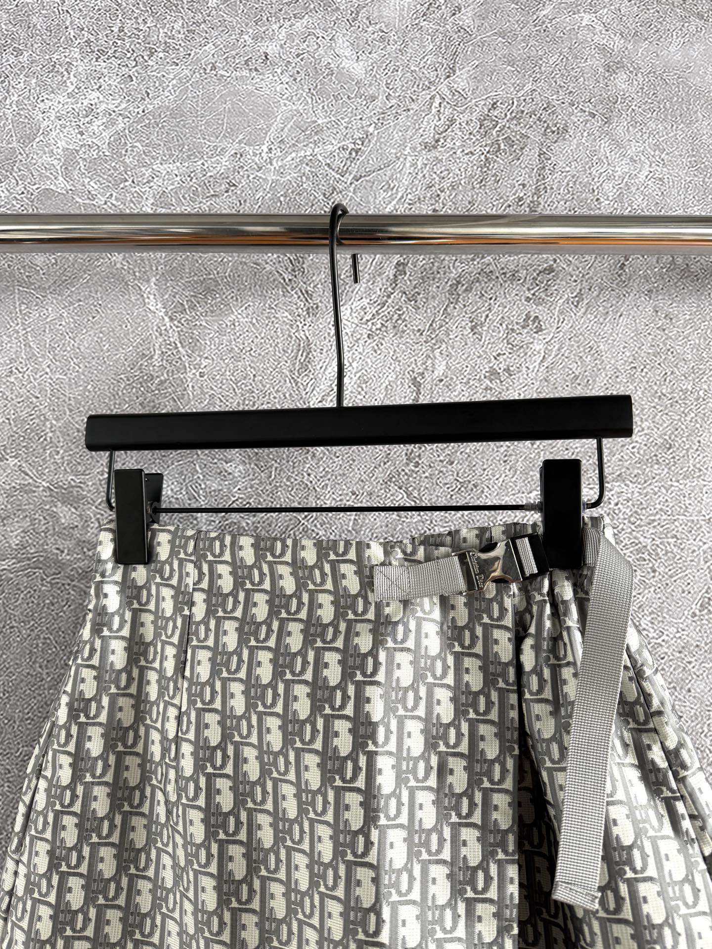 CD Monogram Culottes Gray mix Beige Polyester