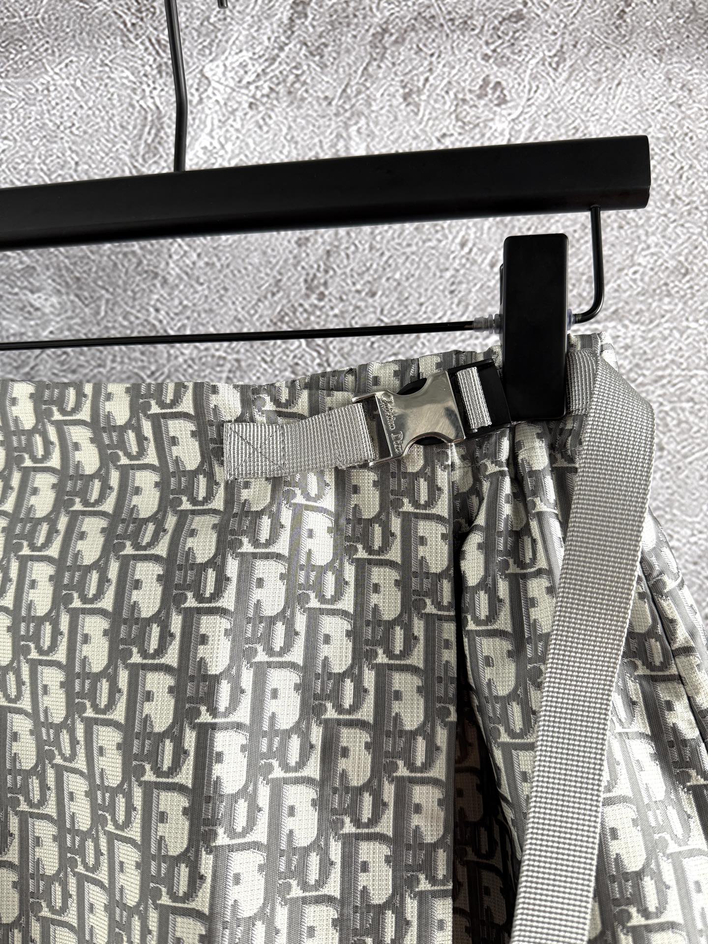 CD Monogram Culottes Gray mix Beige Polyester