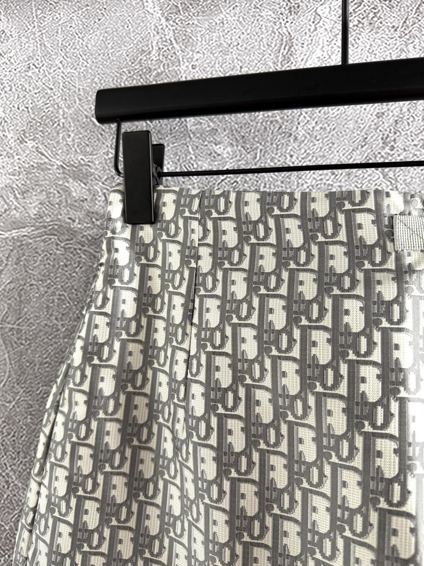 CD Monogram Culottes Gray mix Beige Polyester