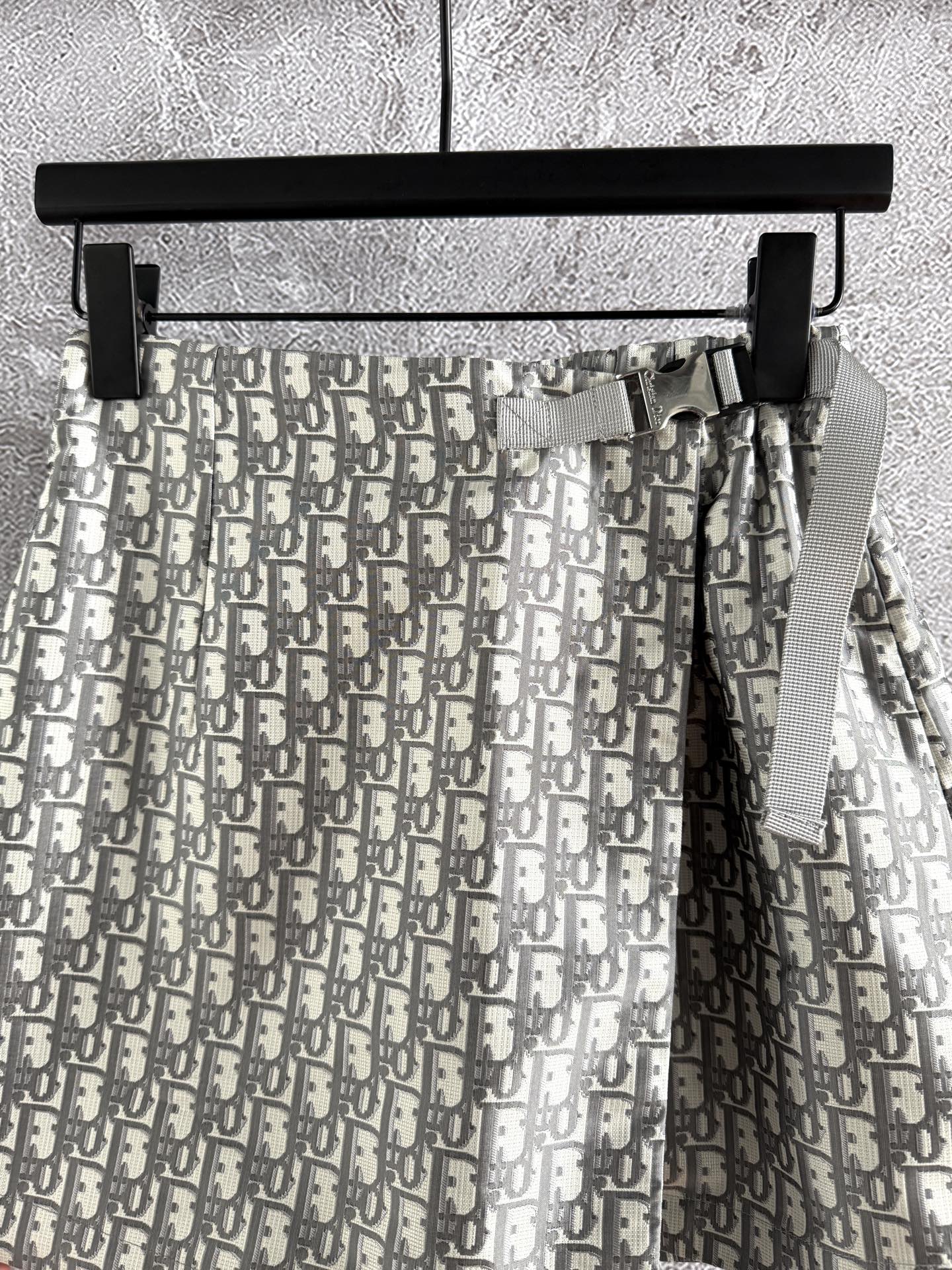 CD Monogram Culottes Gray mix Beige Polyester