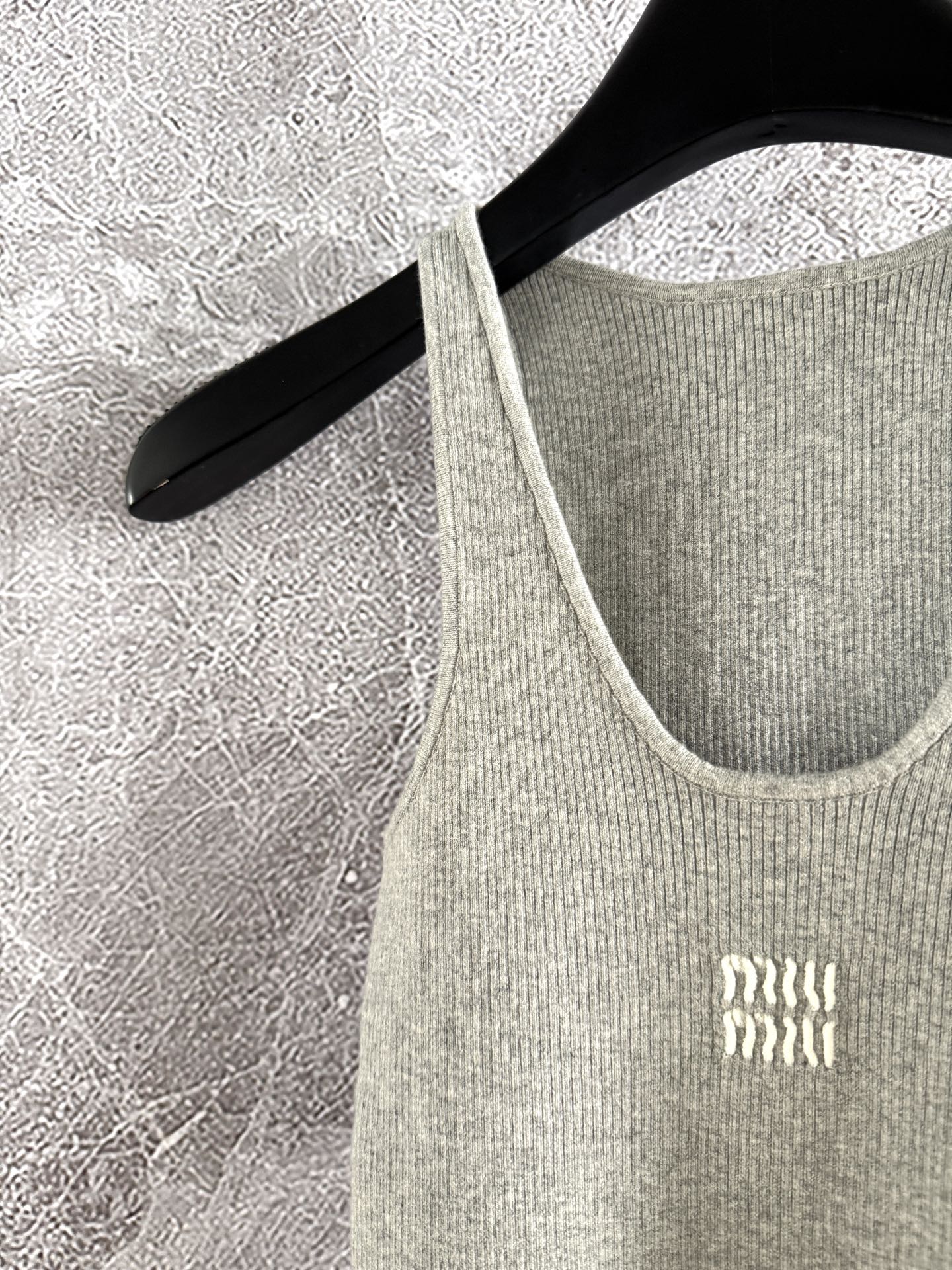 Miu Miu Vest Gray Cotton