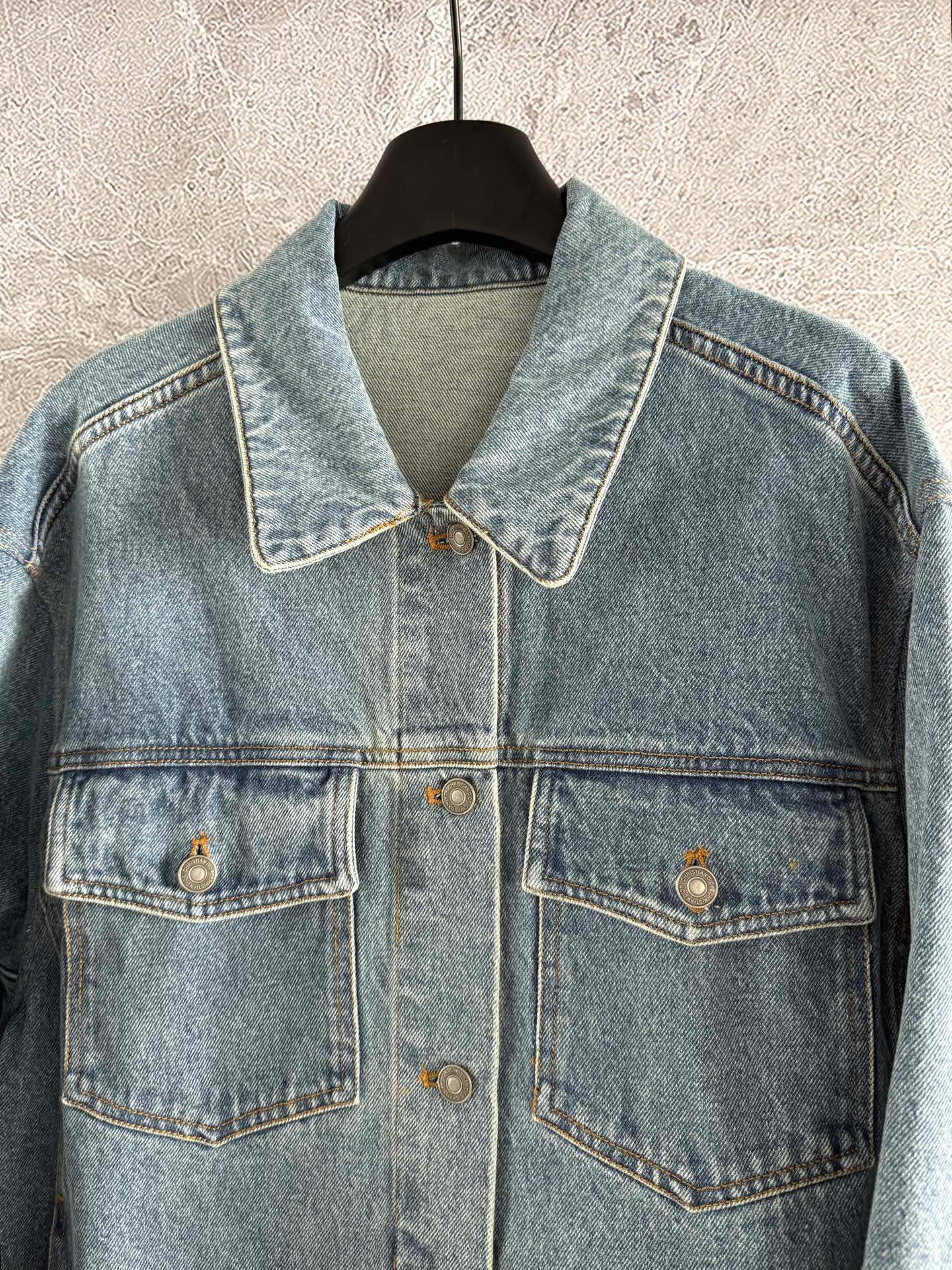 CD Lion Denim Jacket Blue Cotton