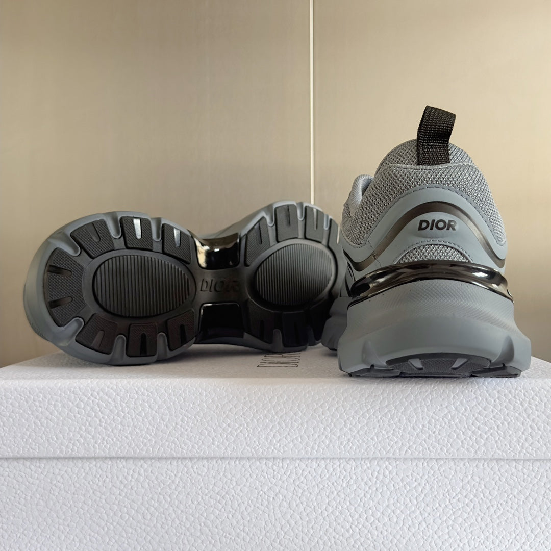 CD B32 SNEAKER GREY BLUE CALFSKIN