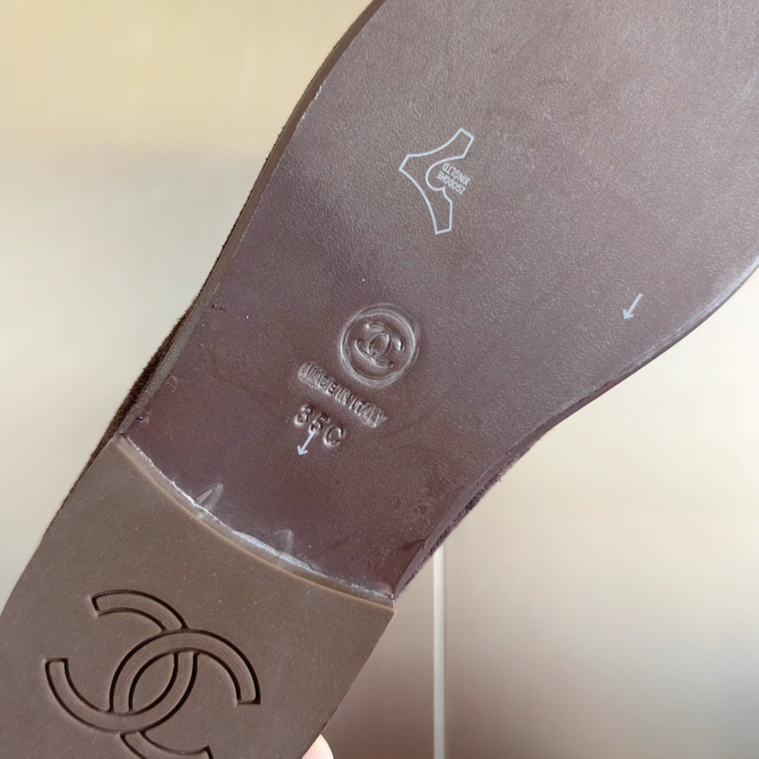 CC Moccasins 15mm Light Purple Suede