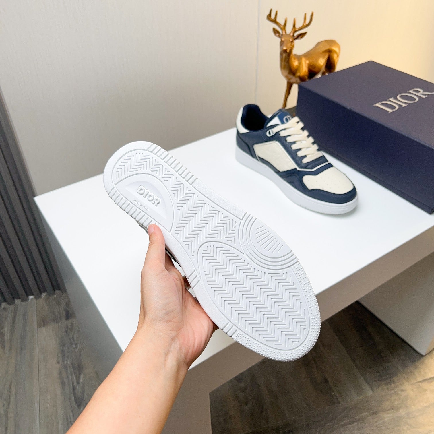 CD 25 B57 Sneaker Blue White Cowhide 750640