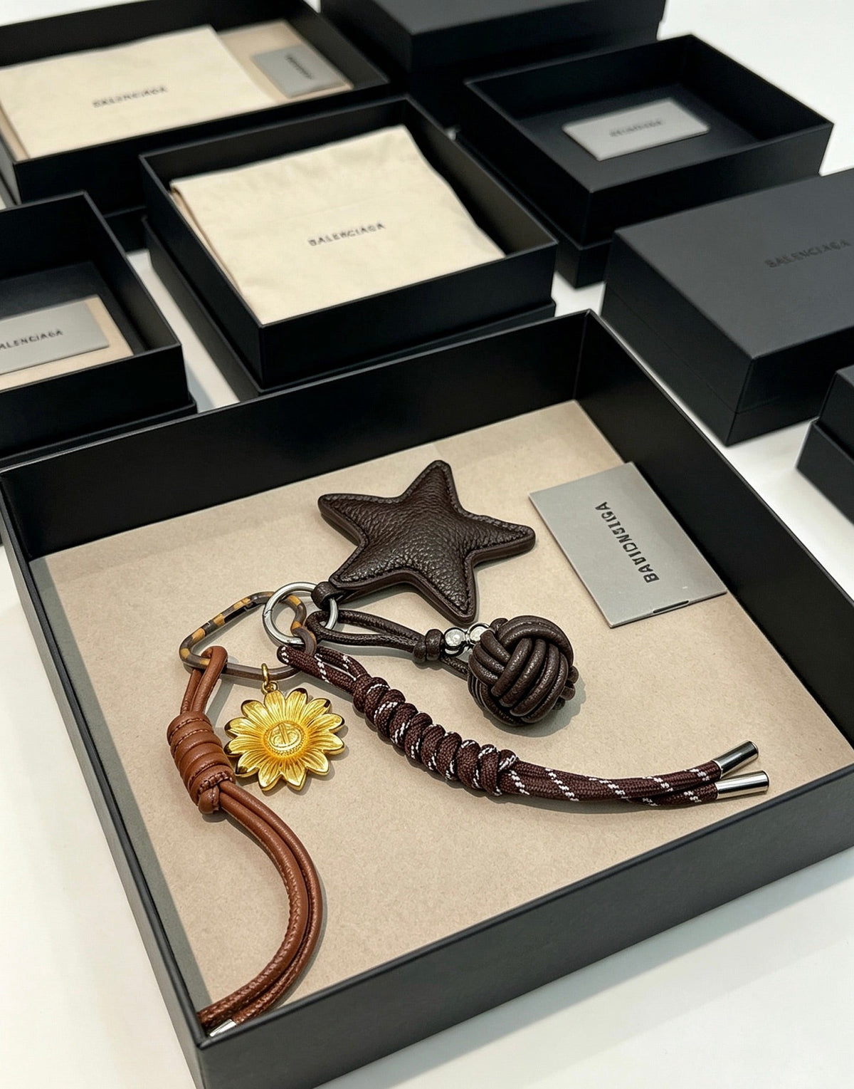 Balenciaga Star Leather Charm
