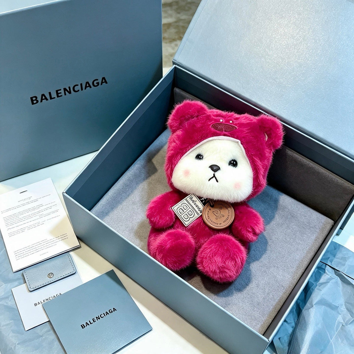 Balenciaga Pink Teddy Bear Charm