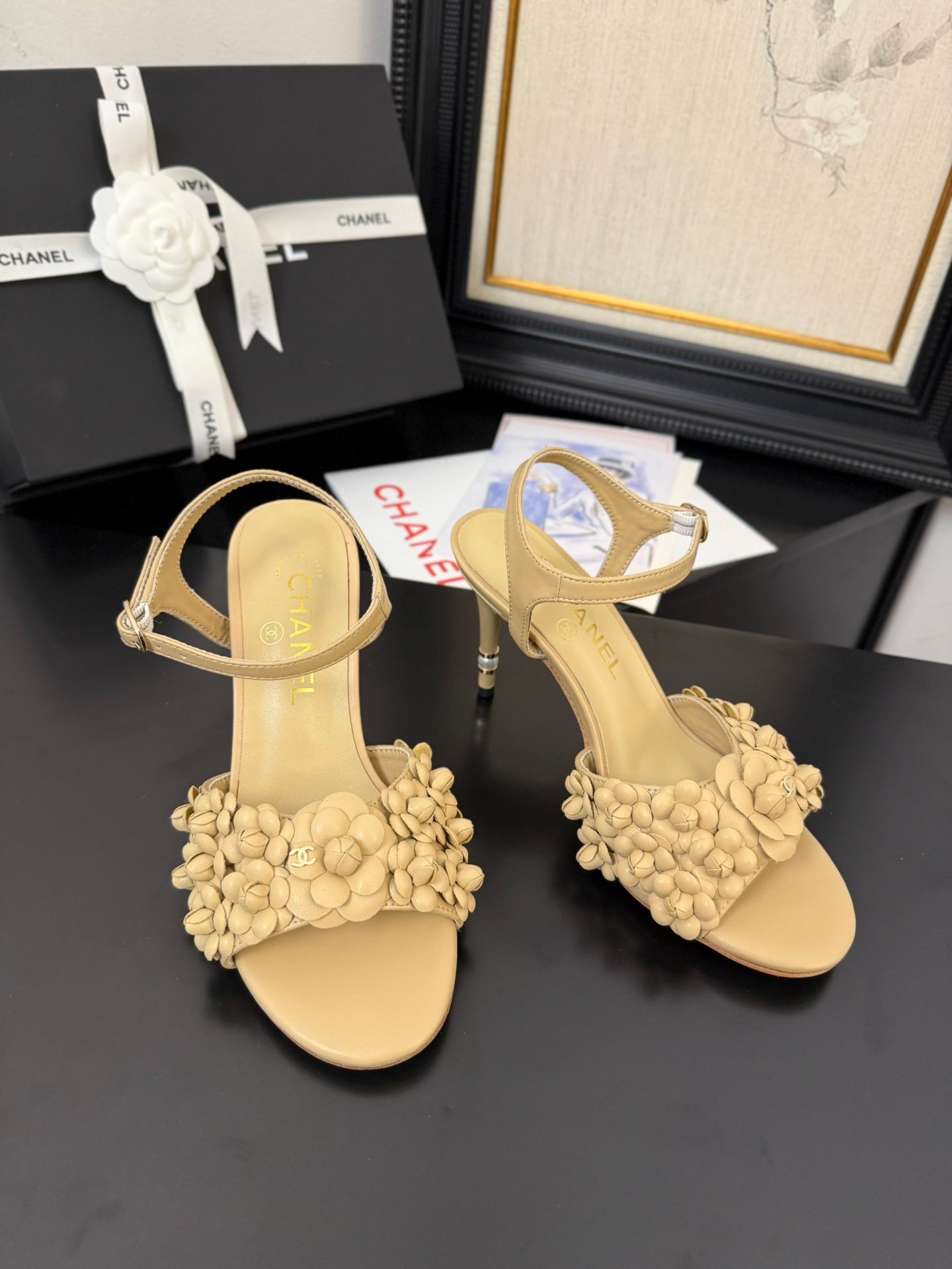 CC 25 Slingback Beige Lambskin 233400