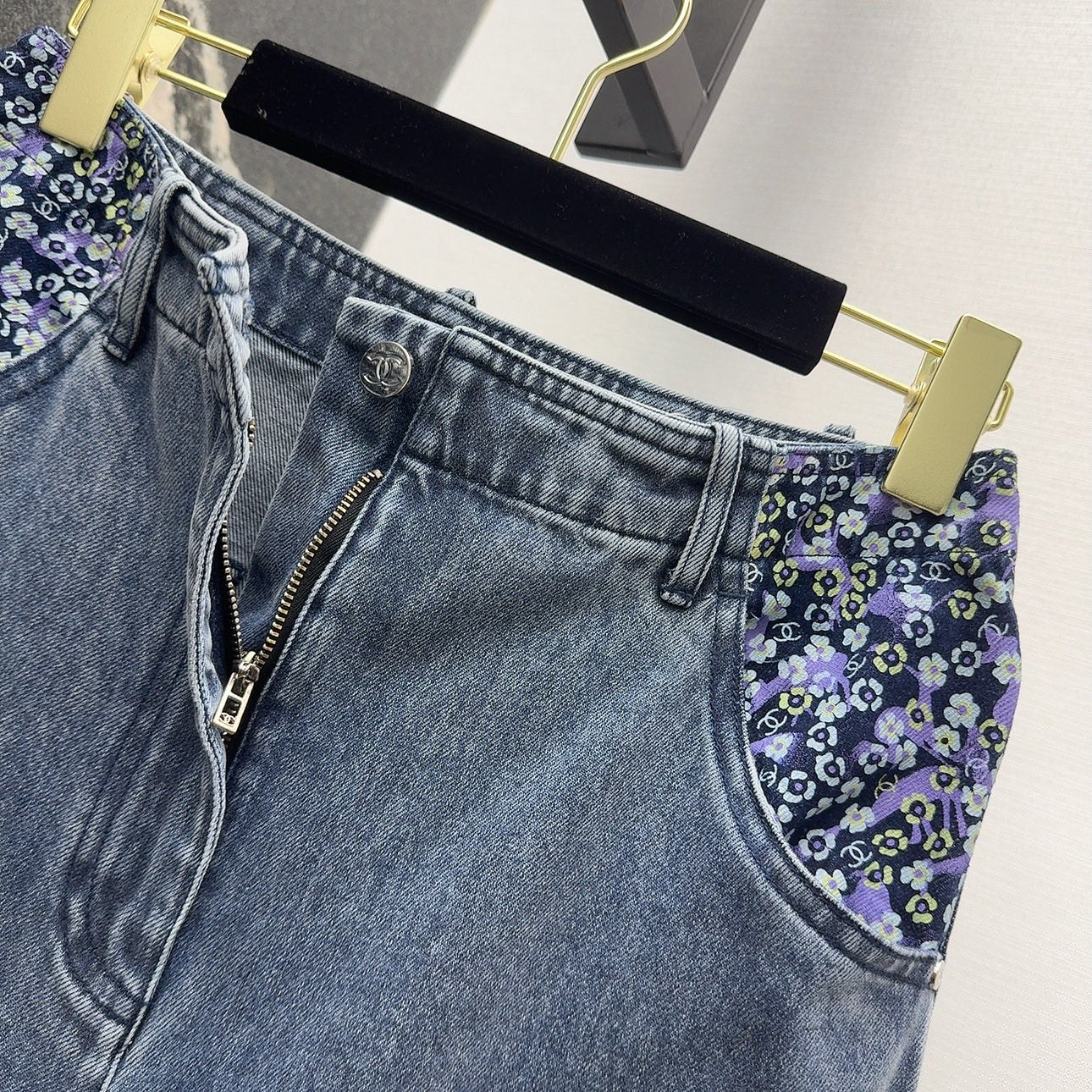 CC 25 Pants Blue Cotton