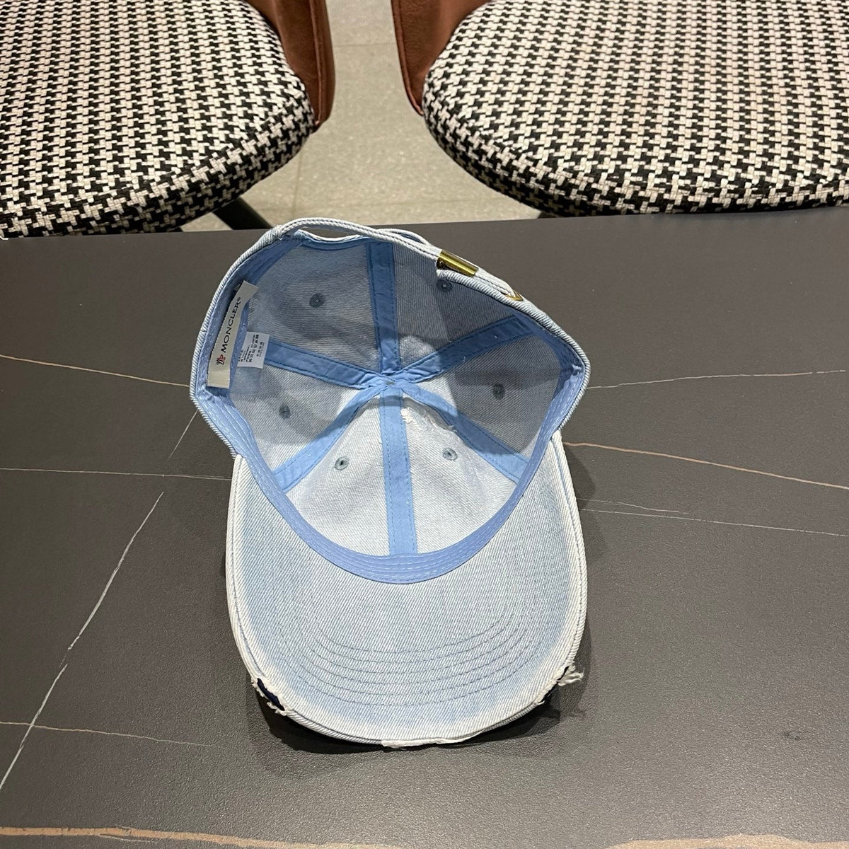 Moncler Denim Baseball Cap Hat 512537