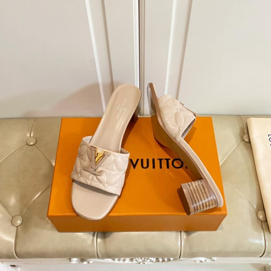 LV Neo Revival Mule 55mm Beige Lambskin