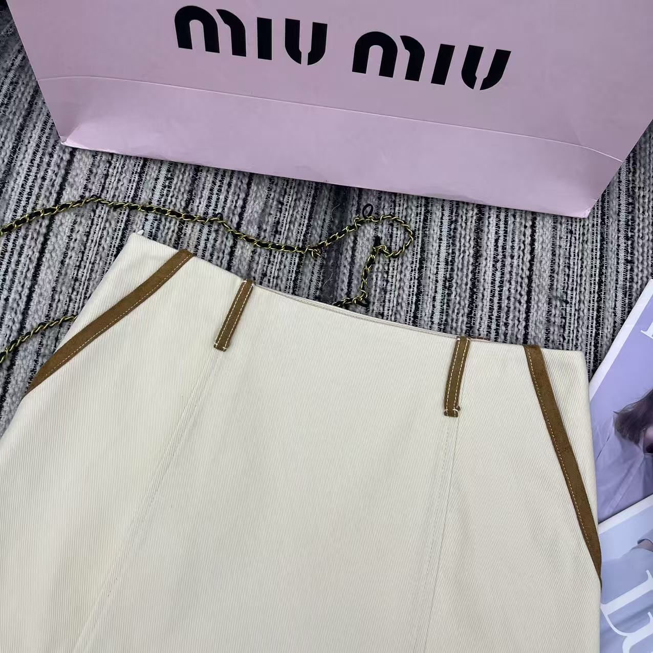 Miu Miu 25 Set White Cotton 279947