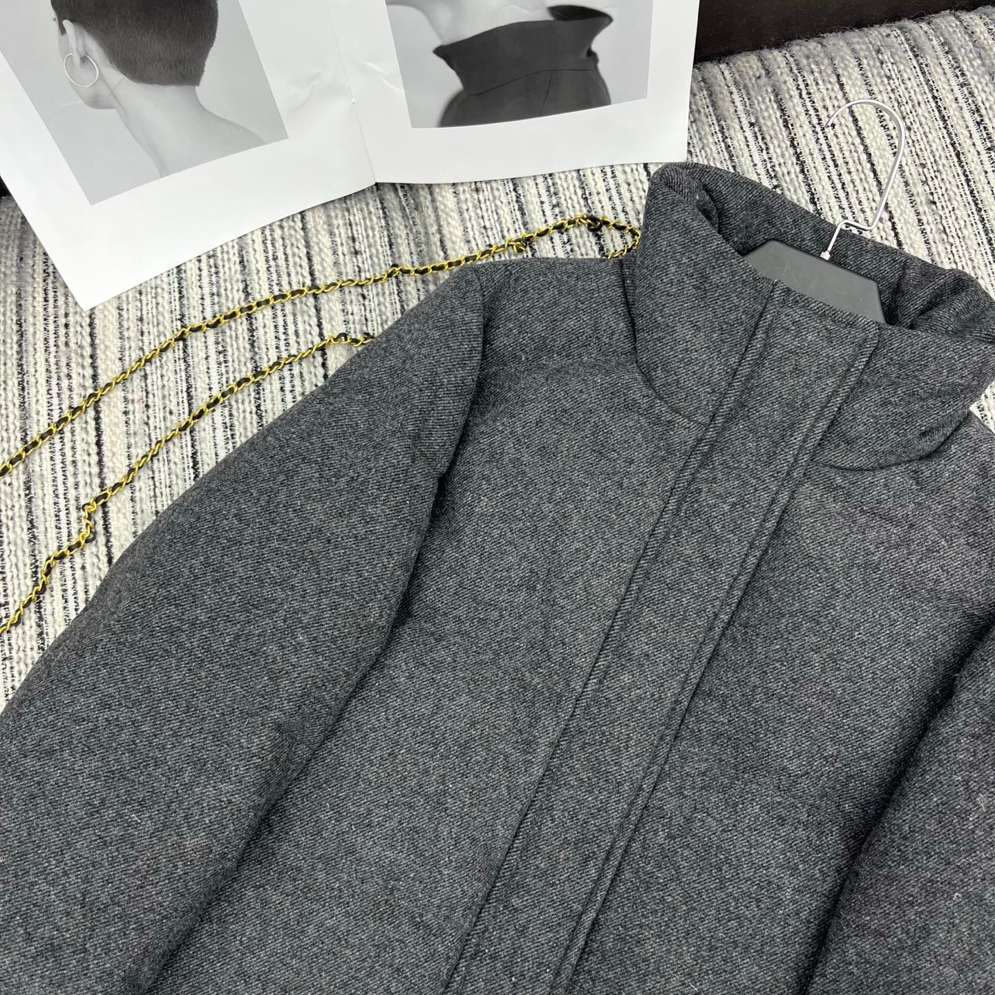 LP 25 Jacket Gray Wool Fabric Down 308188