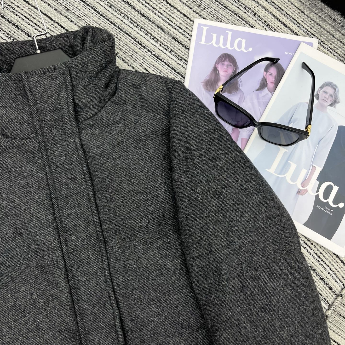 LP 25 Jacket Gray Wool Fabric Down 308188