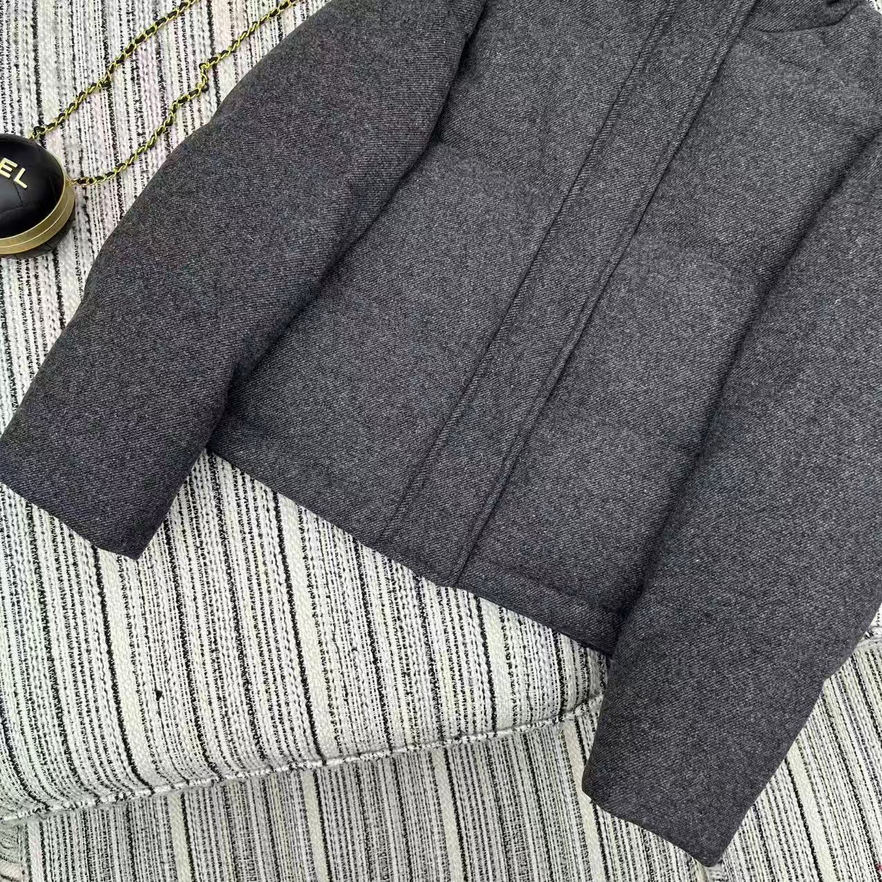 LP 25 Jacket Gray Wool Fabric Down 308188