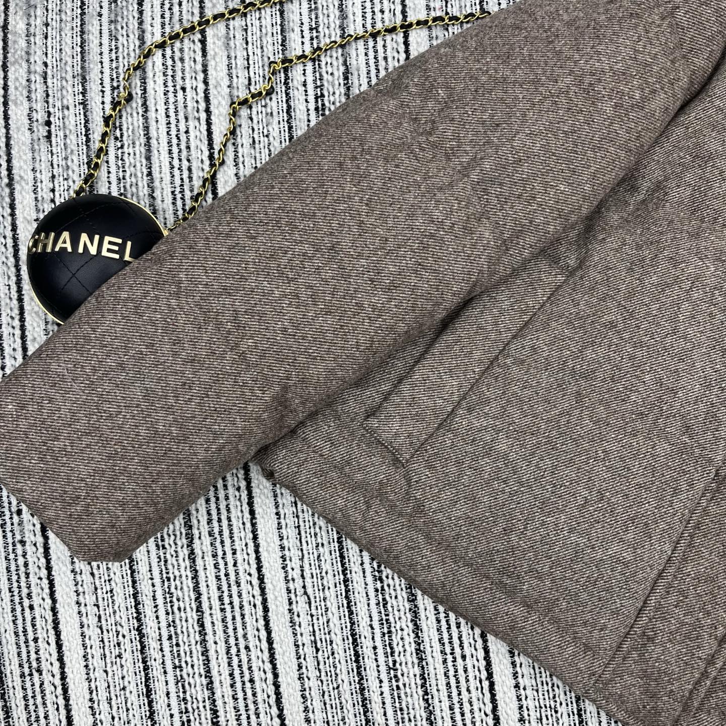 LP 25 Jacket Light Brown Wool Fabric Down 308190