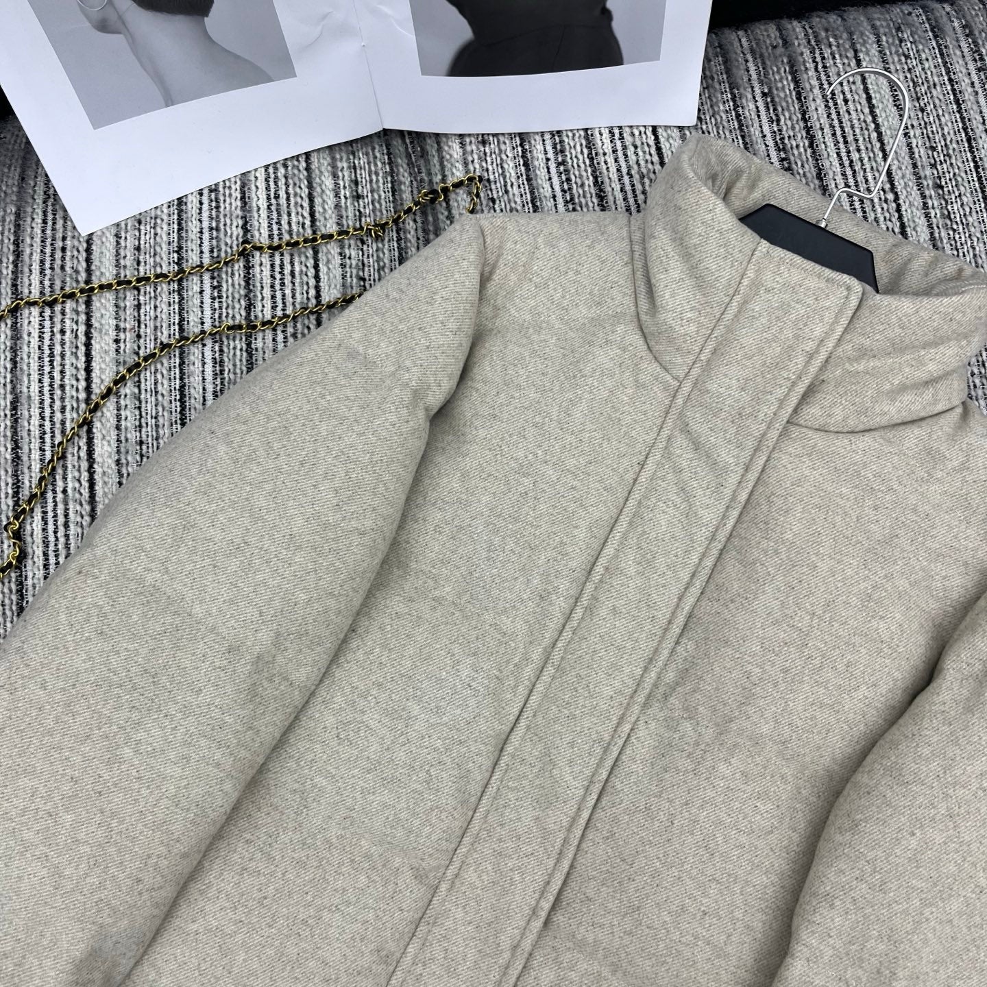 LP 25 Jacket Ivory Wool Fabric Down 308192