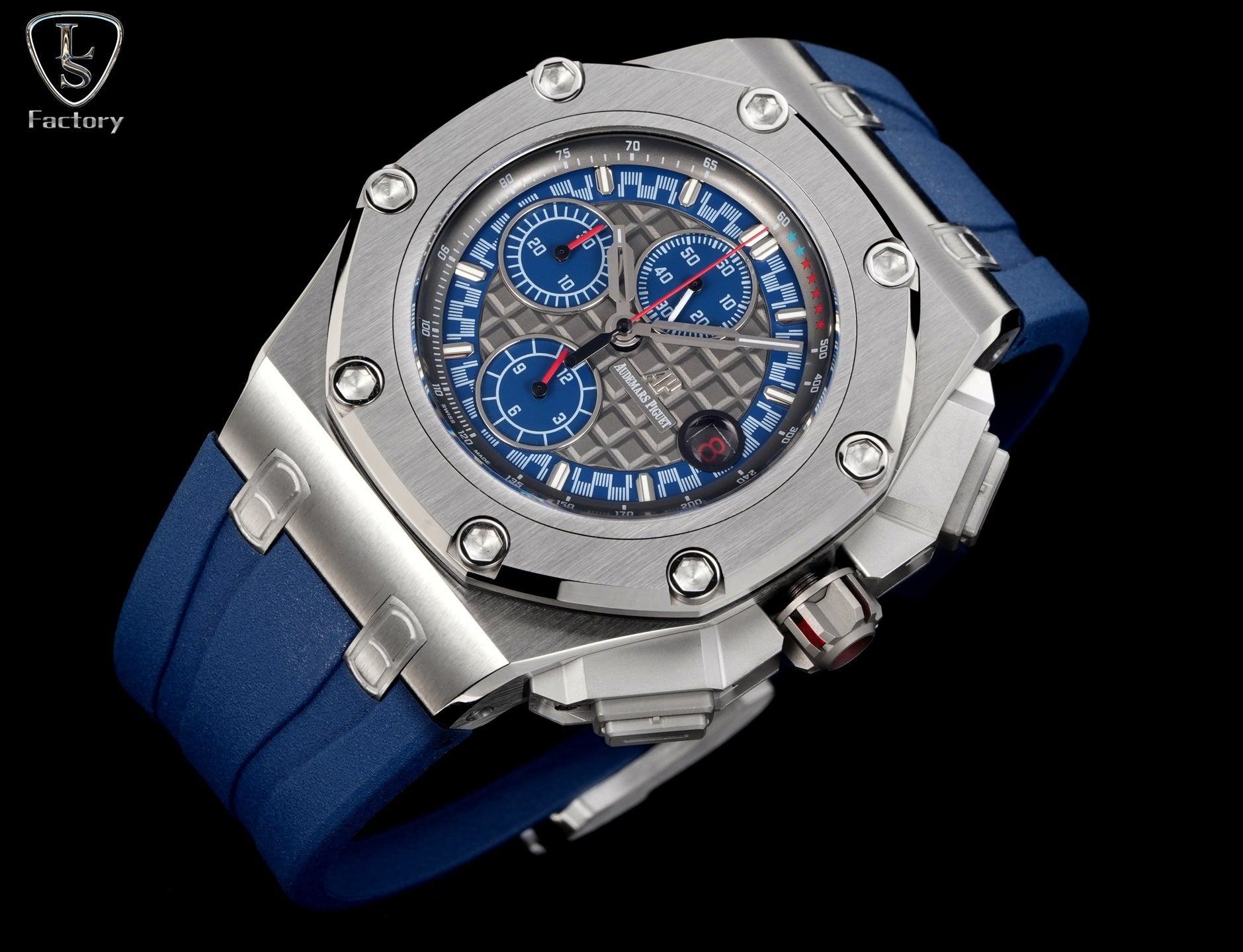 Audemars Piguet Royal Oak Offshore Chronograph 44mm Grey Case Blue Grey Dial