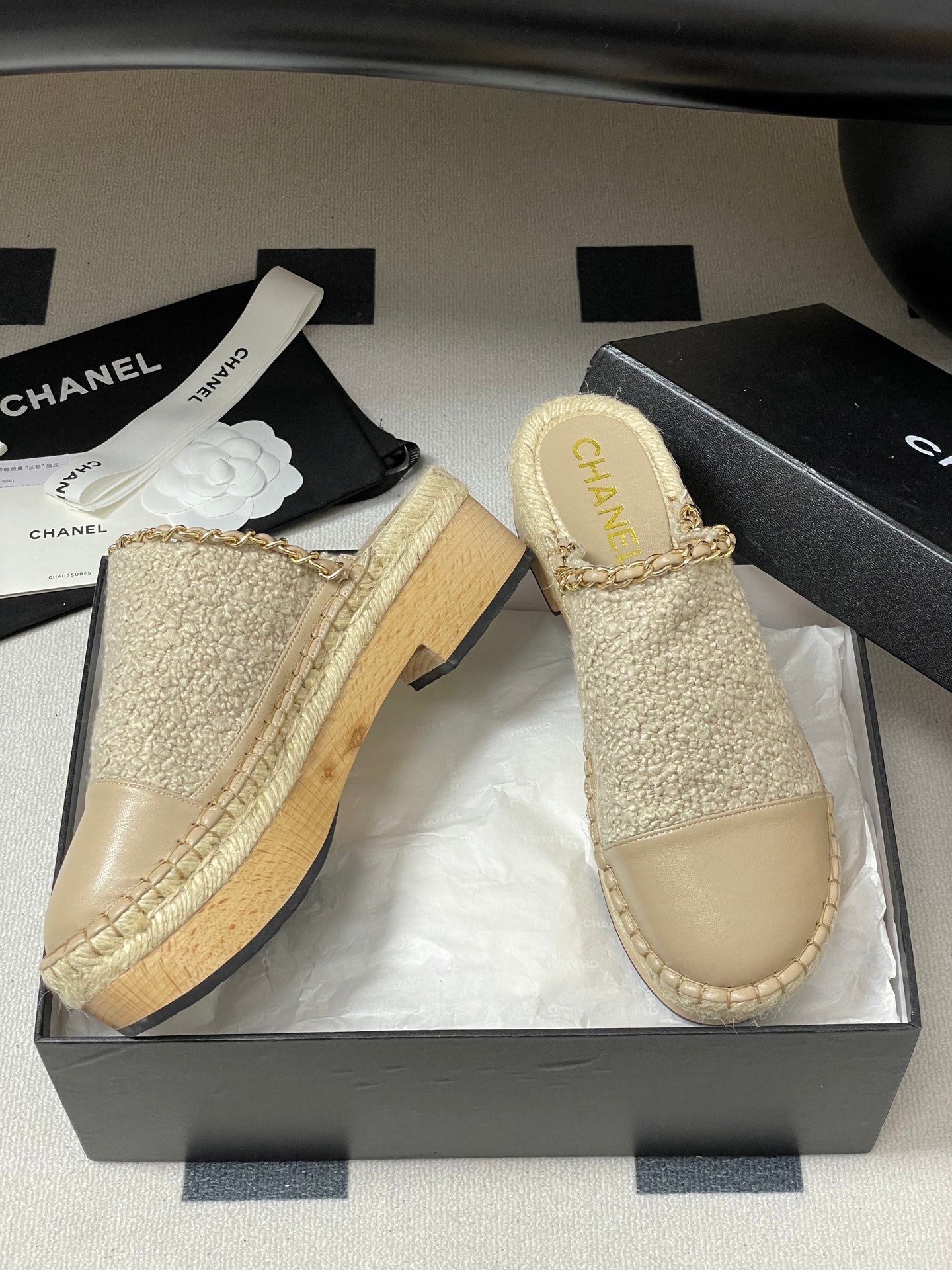 CC 25 Platform Mules Begei Sheepskin 356396