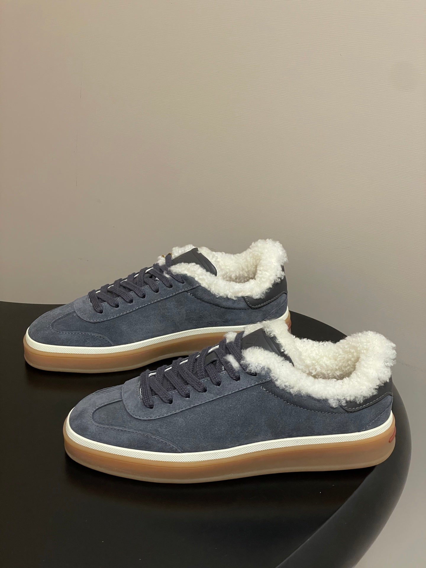 LP 25 Fur Sneaker Dark Blue Suede Cowhide 534662