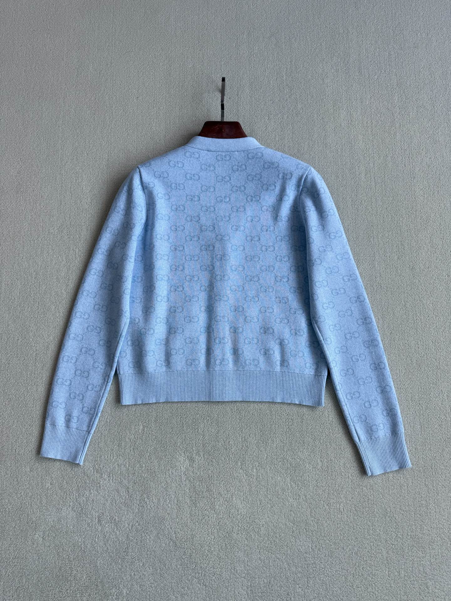 GG 25 Cardigan Blue Wool 0032