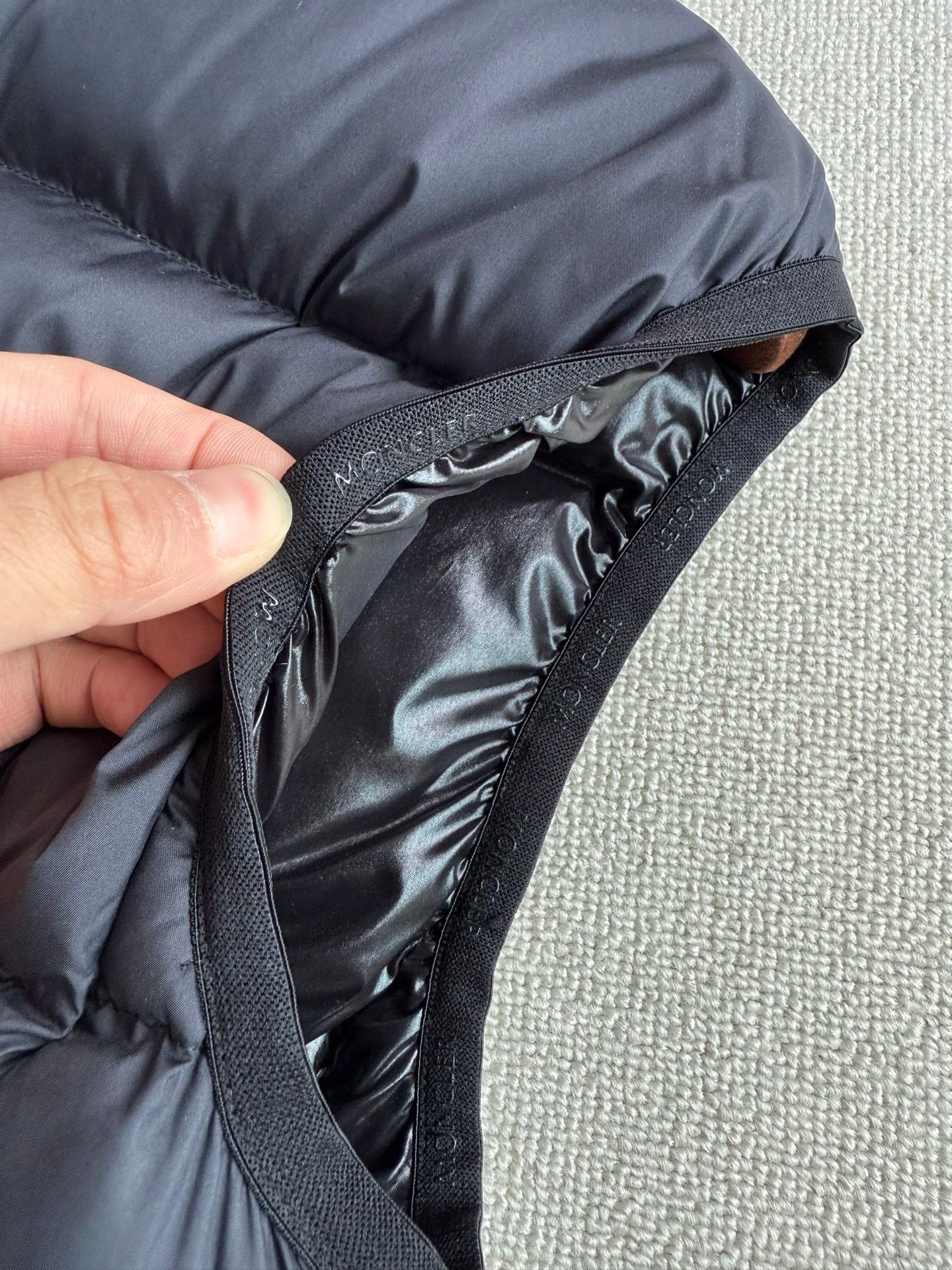 MC 2025 Down Vest Black Nylon