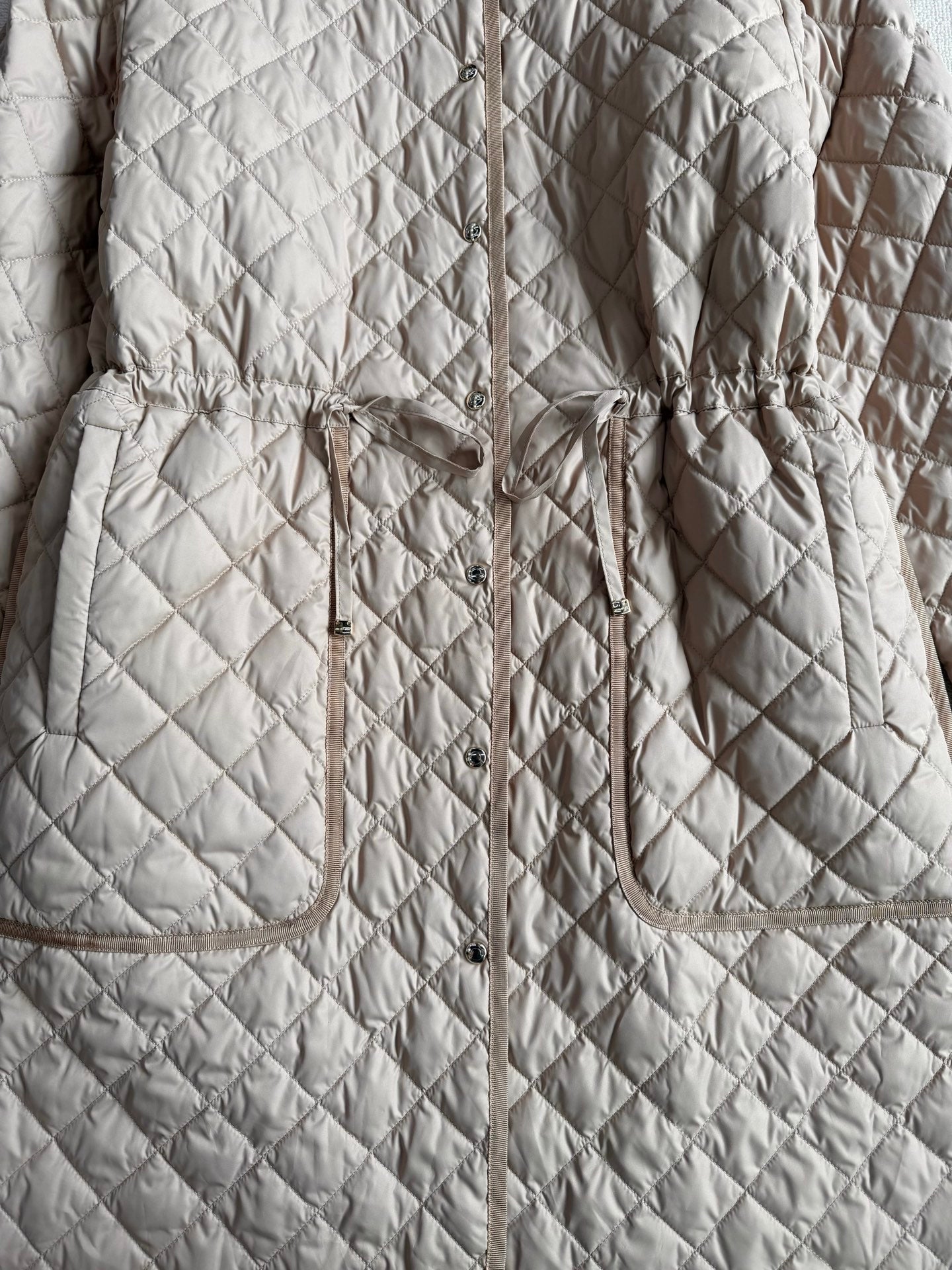 MC 2025 Long Coat With Cotton Legs Light Brown Polyester