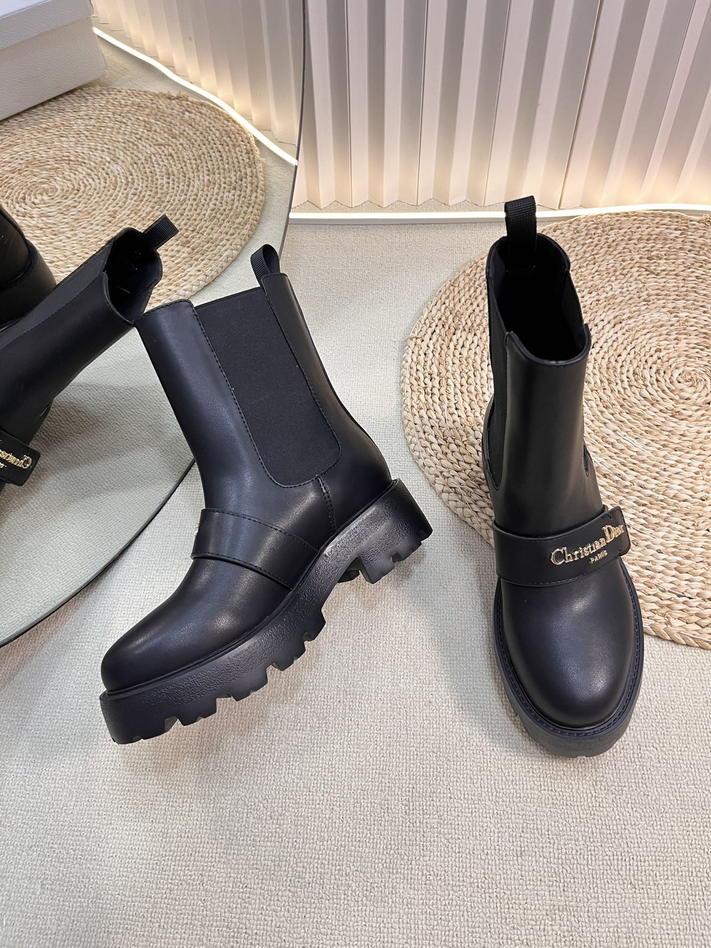 D-Quest Ankle Boot 35mm In Black Calfskin 992669