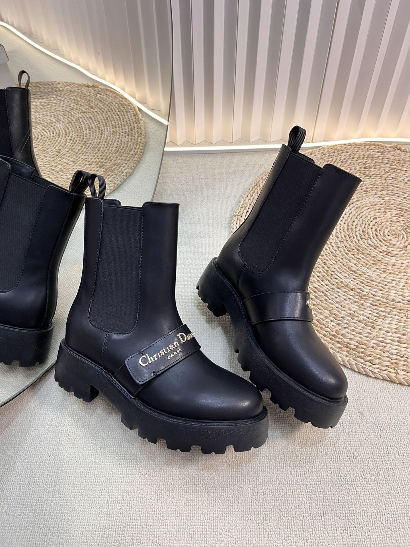 D-Quest Ankle Boot 35mm In Black Calfskin 992669