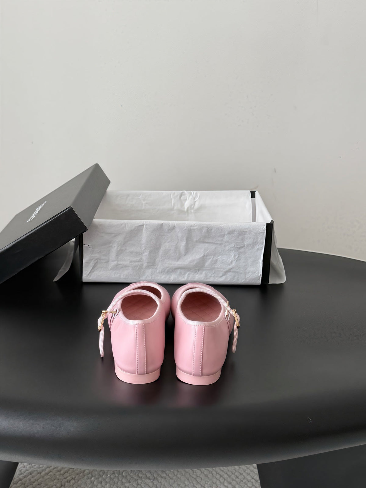 Chanel 2026 Buckle Strap Ballet Flat Leather 127903
