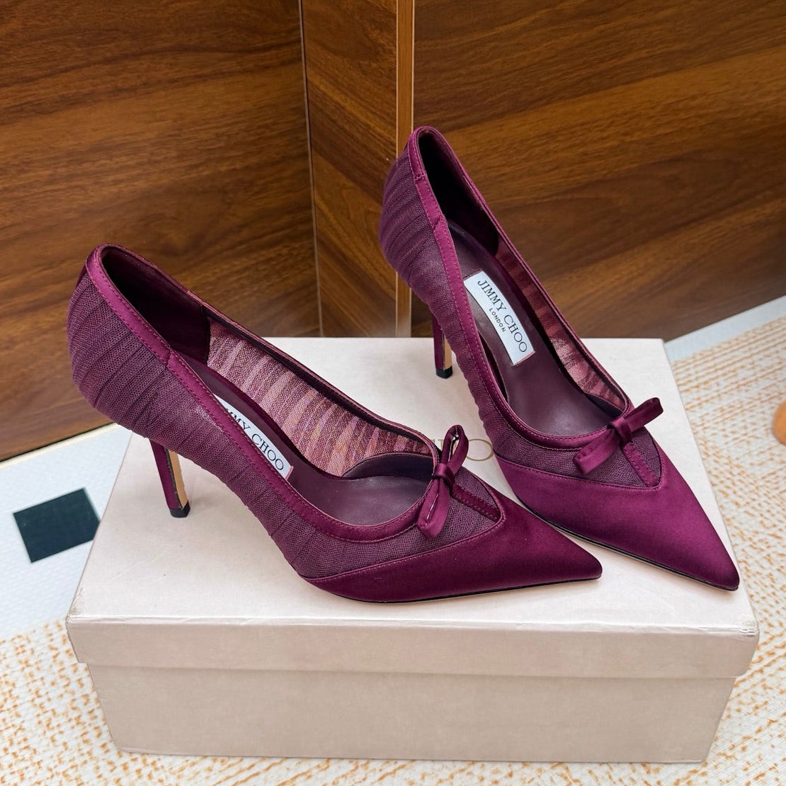 Jimmy Choo 2026 Love Pumps Lace Silk 920809
