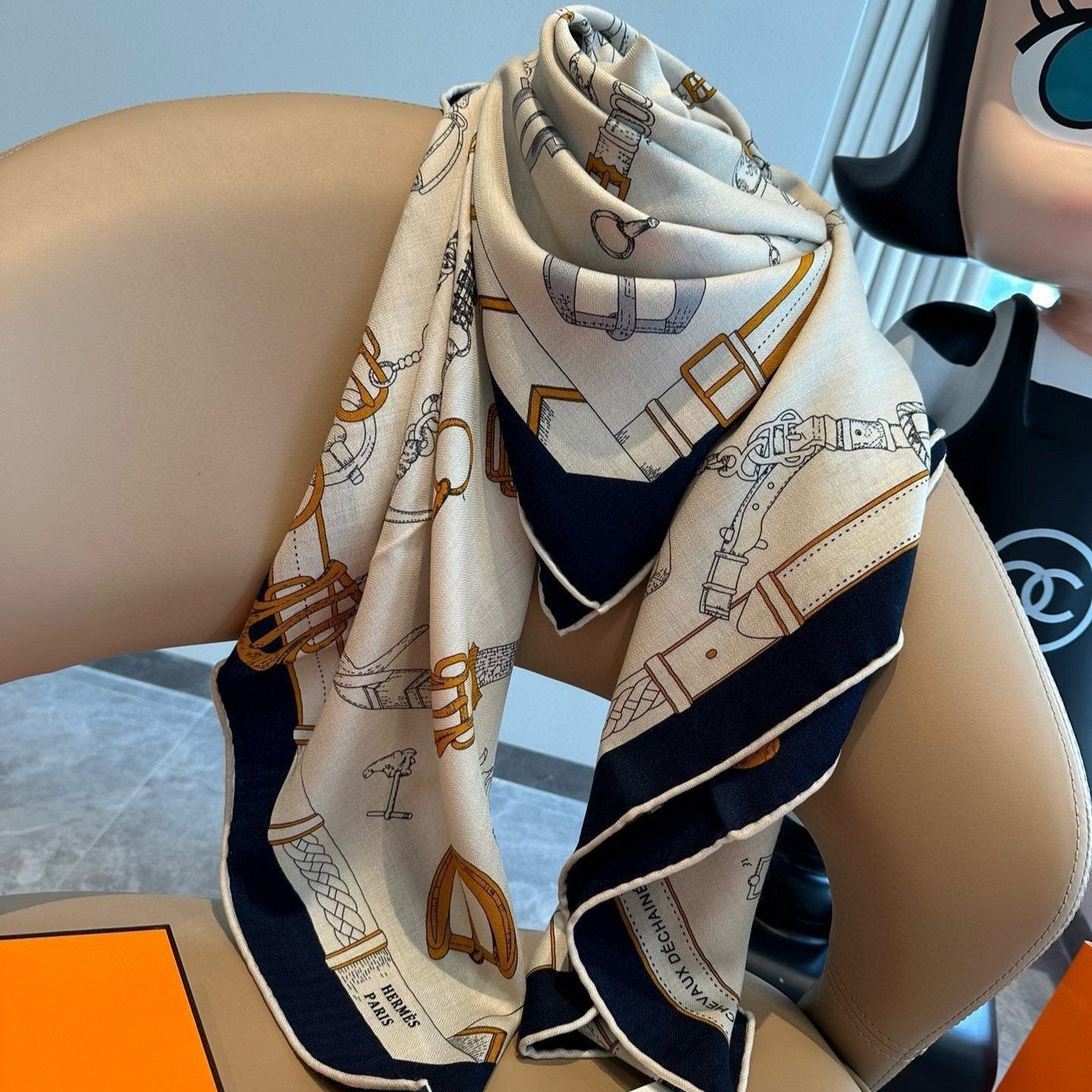 SCARF 140 CM COLORFUL 387903