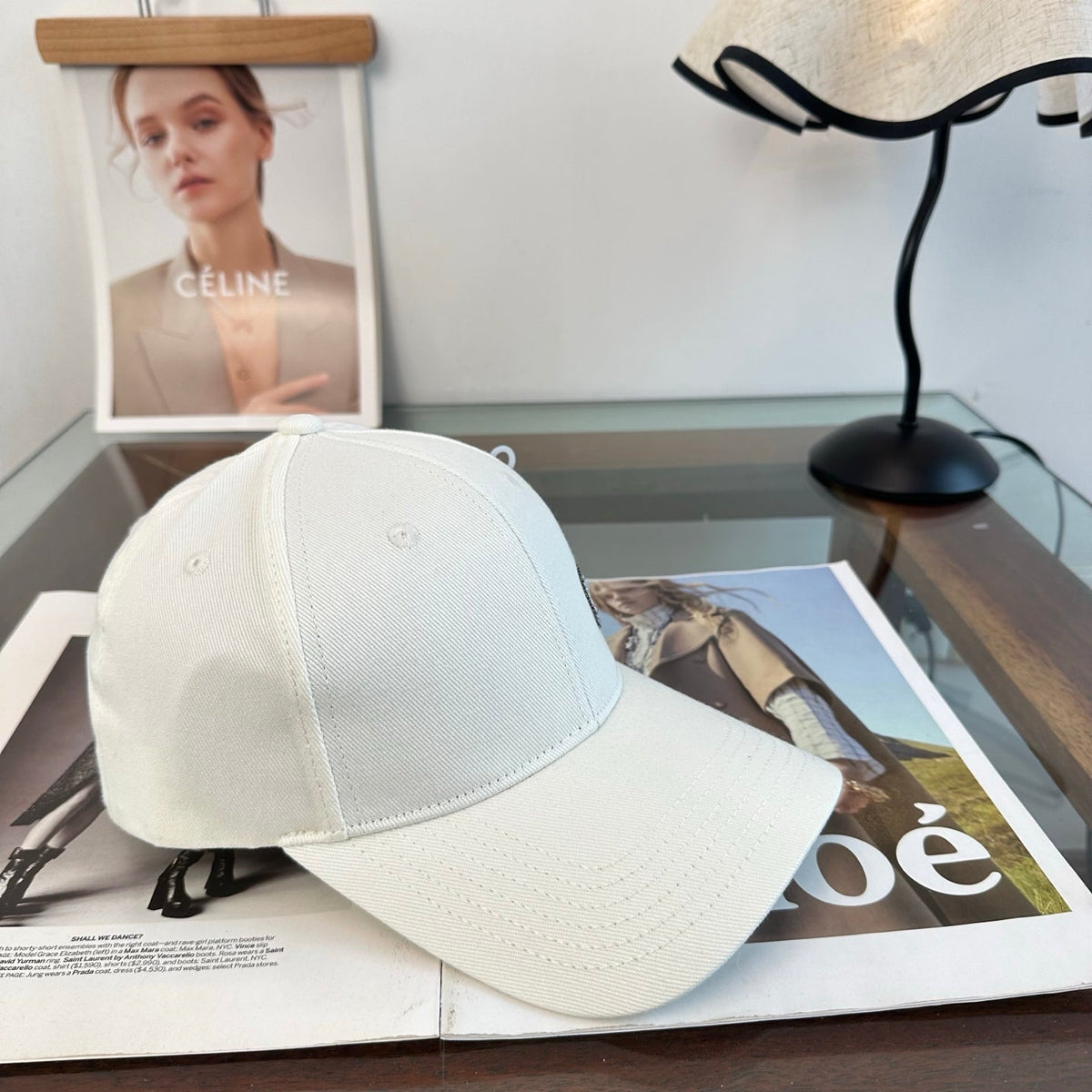 Chanel Cotton Baseball Cap Hat 512457