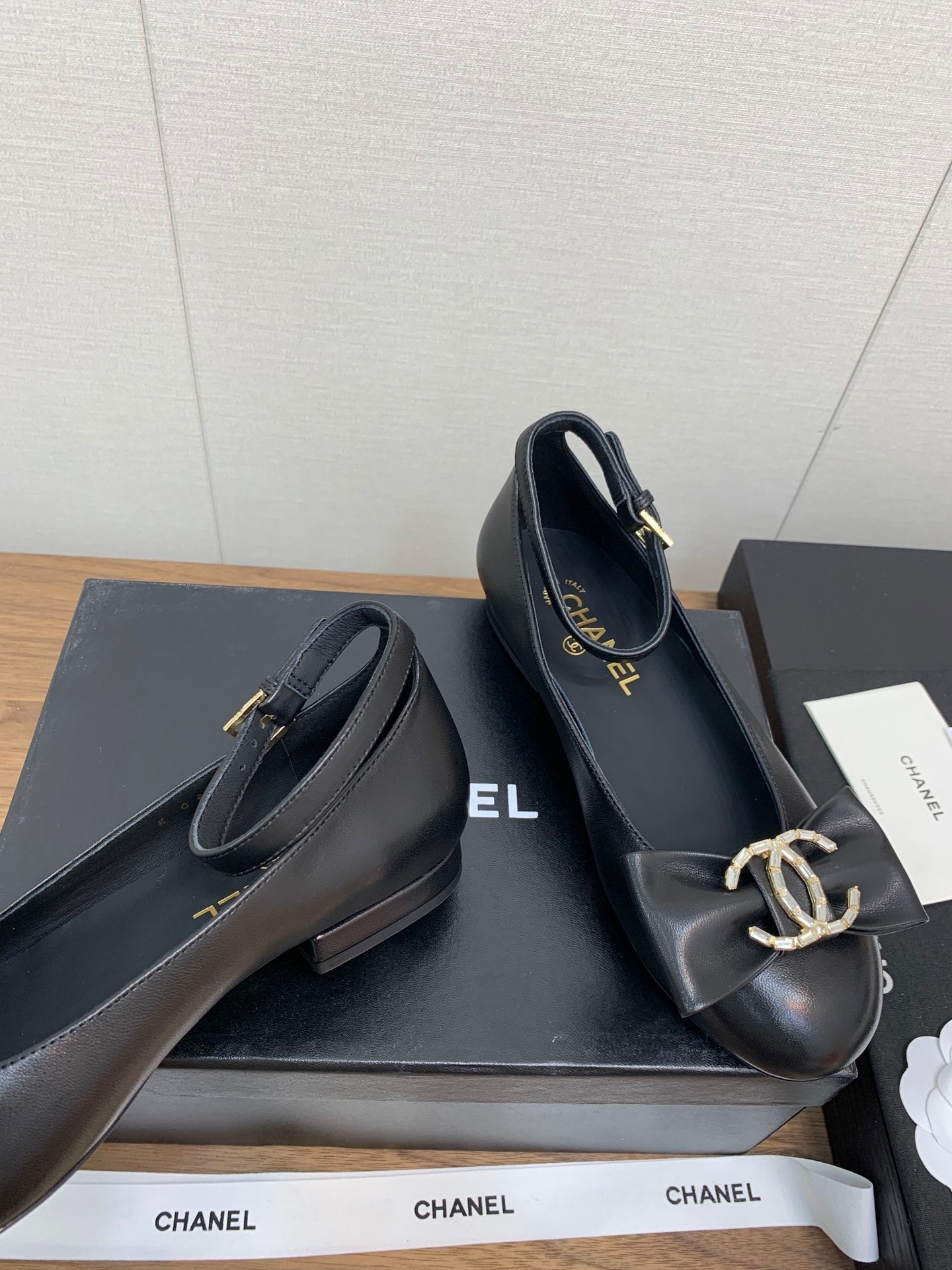 CC Mary Jane 25mm Black Cowhide