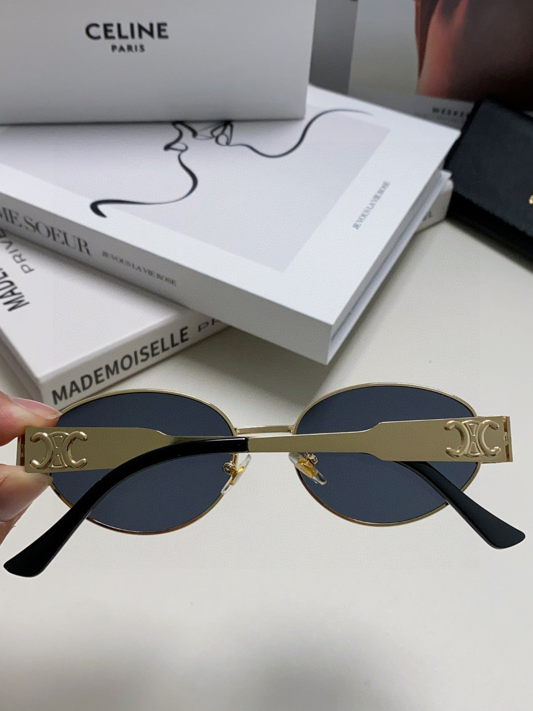 TRIOMPHE SUNGLASSES 548598 IN METAL