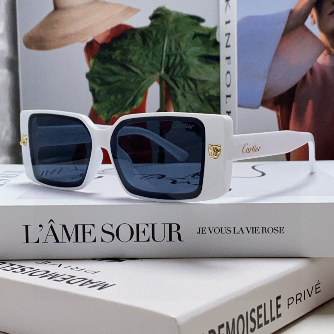 EMBOSSED LOGO RECTANGULAR FRAME SUNGLASSES 575773 IN ACETATE