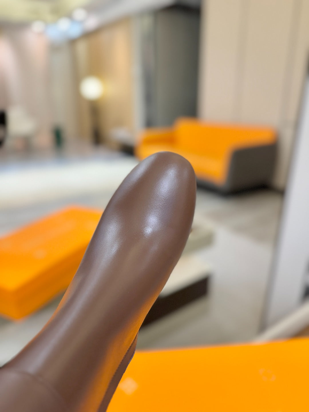 LV 25 Long Boots 75 Brown Sheepskin 573741