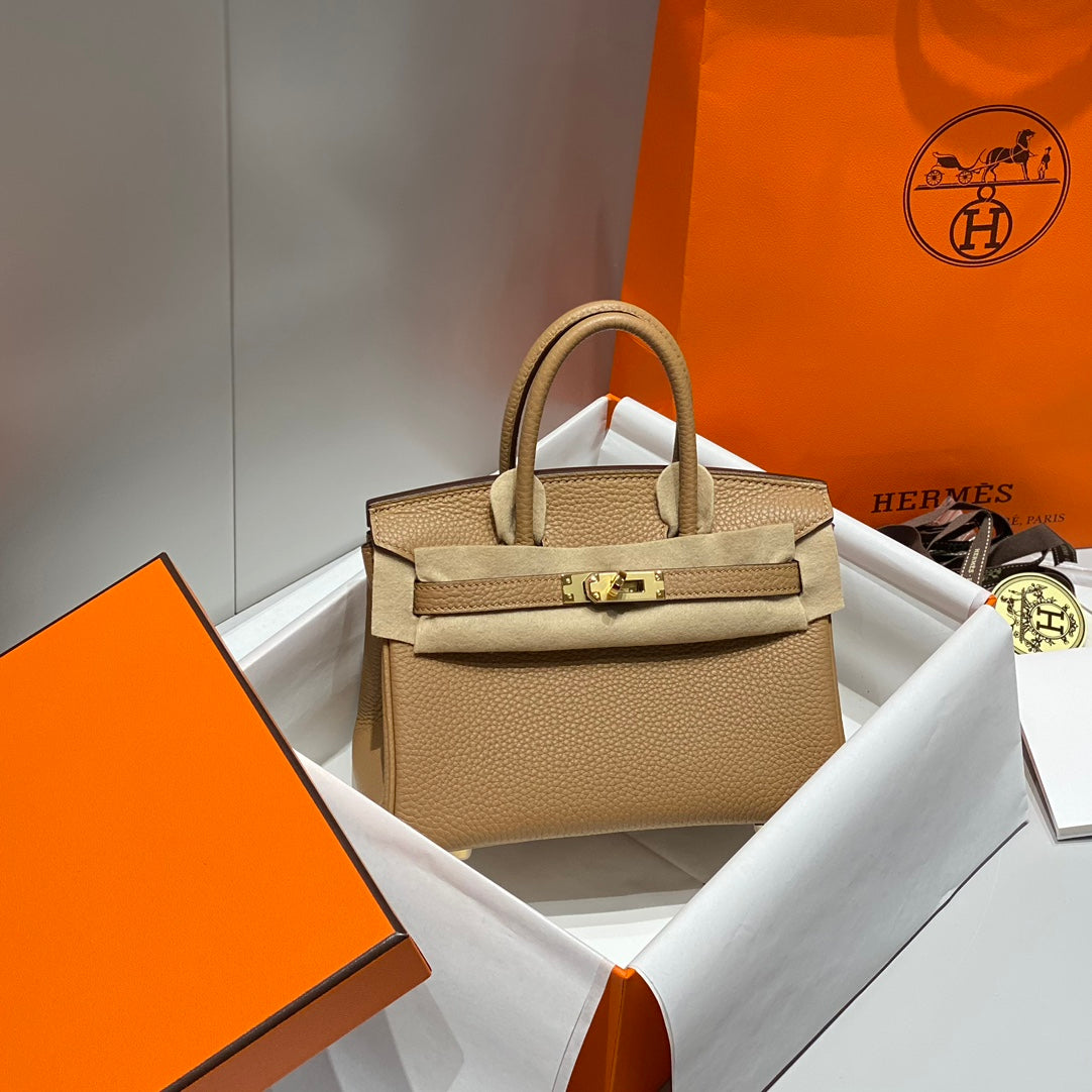 HM Birkin 20cm Chai Togo Leather Gold Hardware