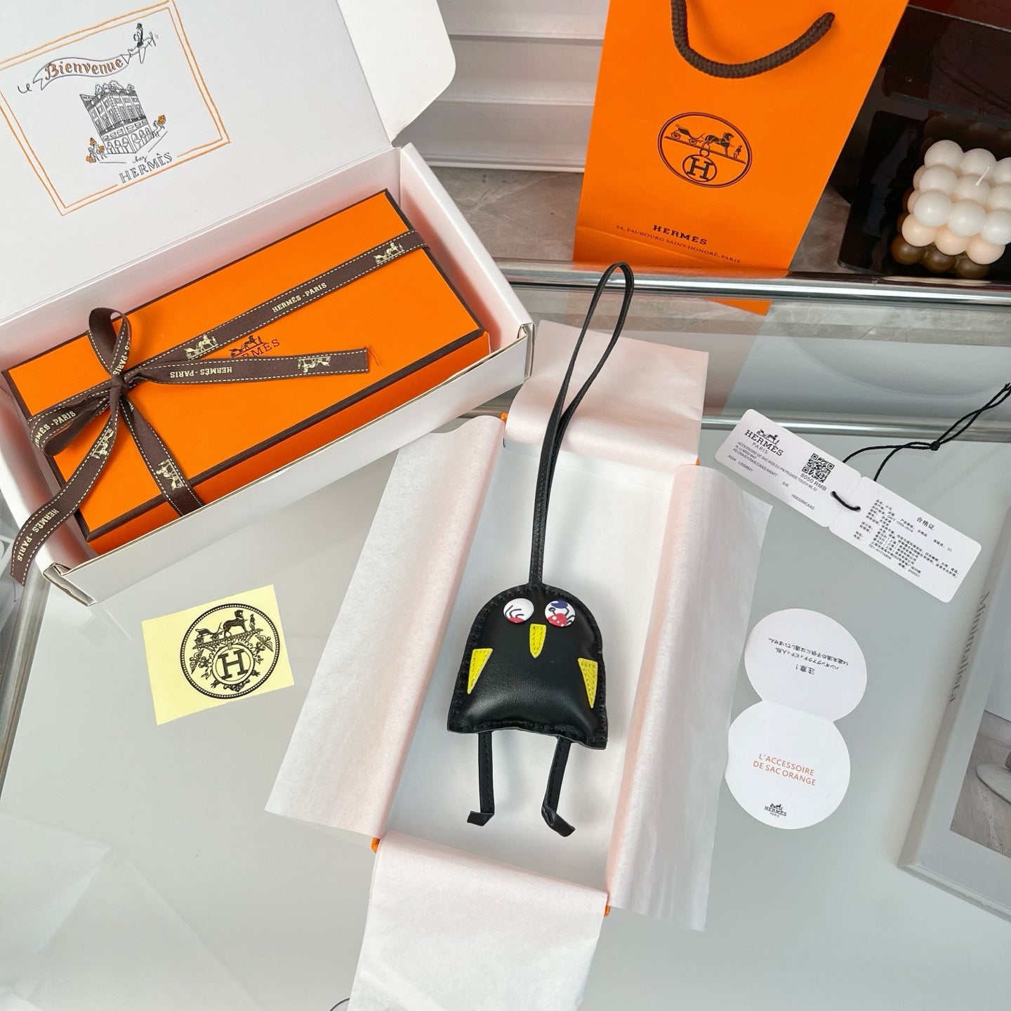 HM Chick Charm Lambskin