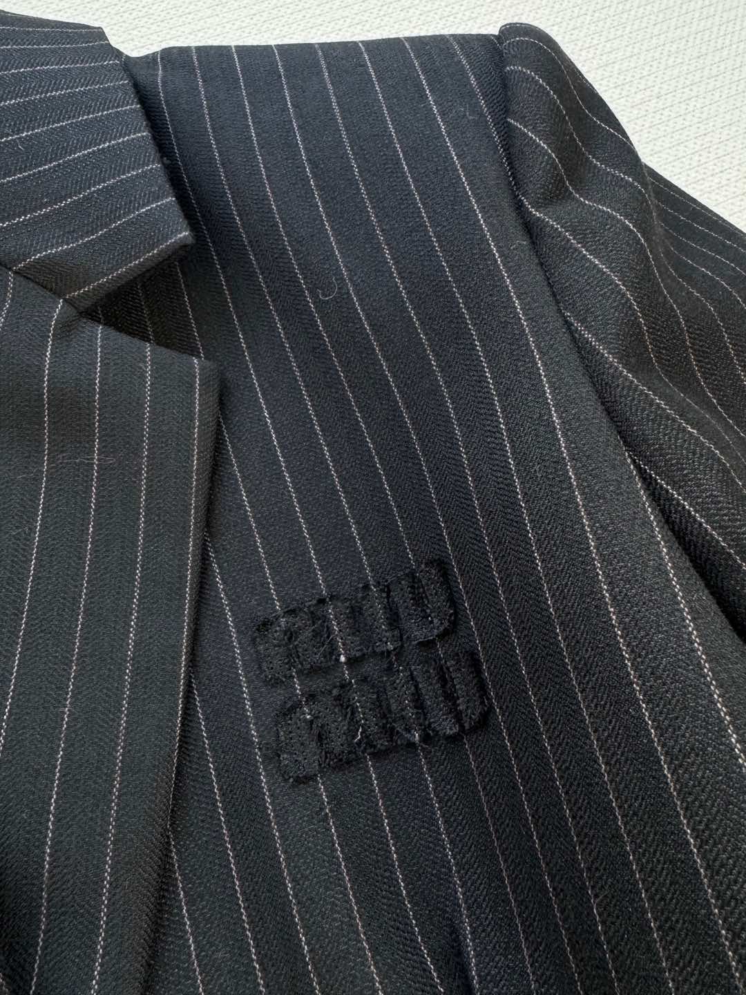 Miu Miu 25 Suit Jacket Black Wool
