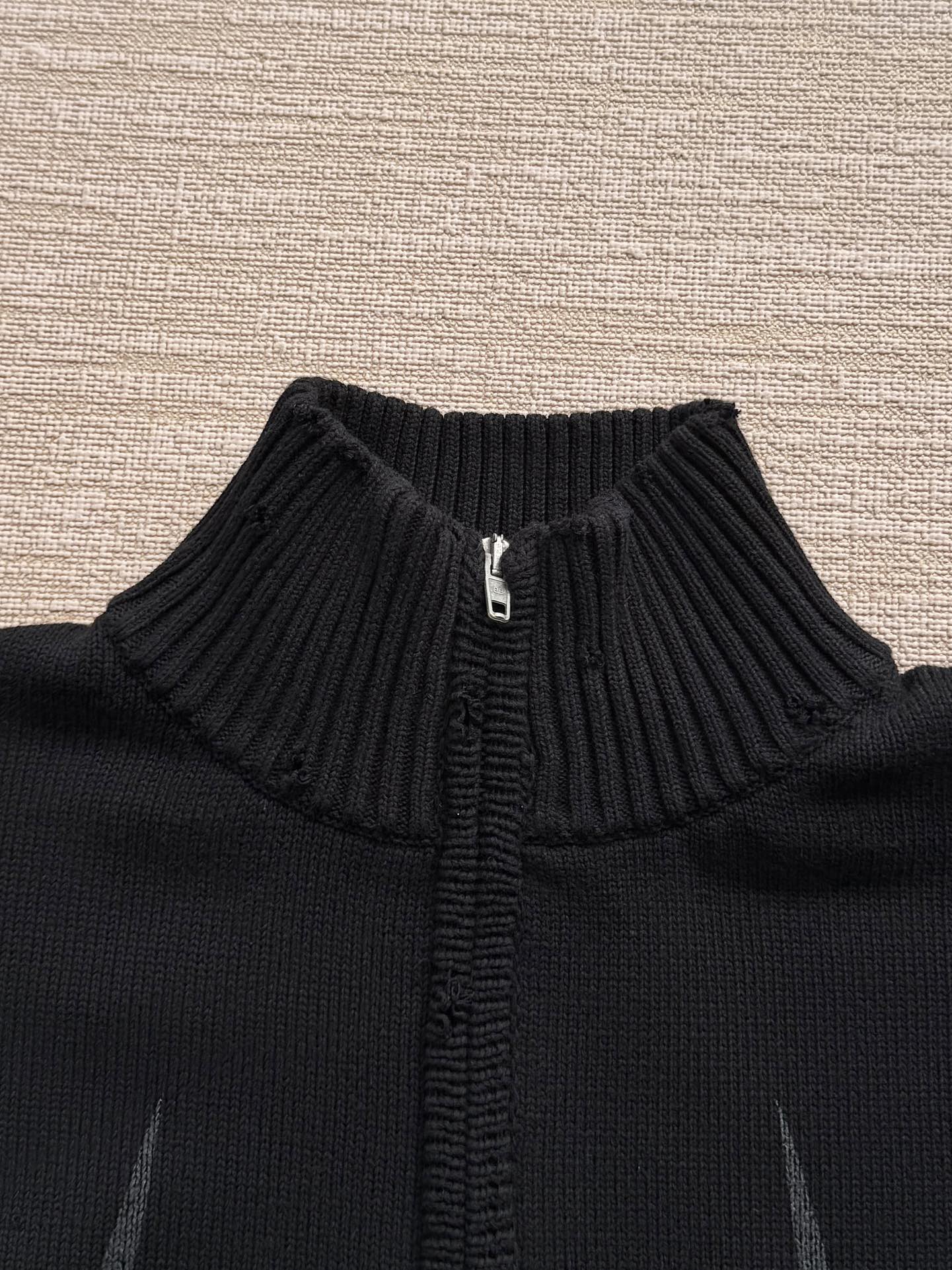Balenciaga 25 Turtleneck Sweater Black Wool 0018